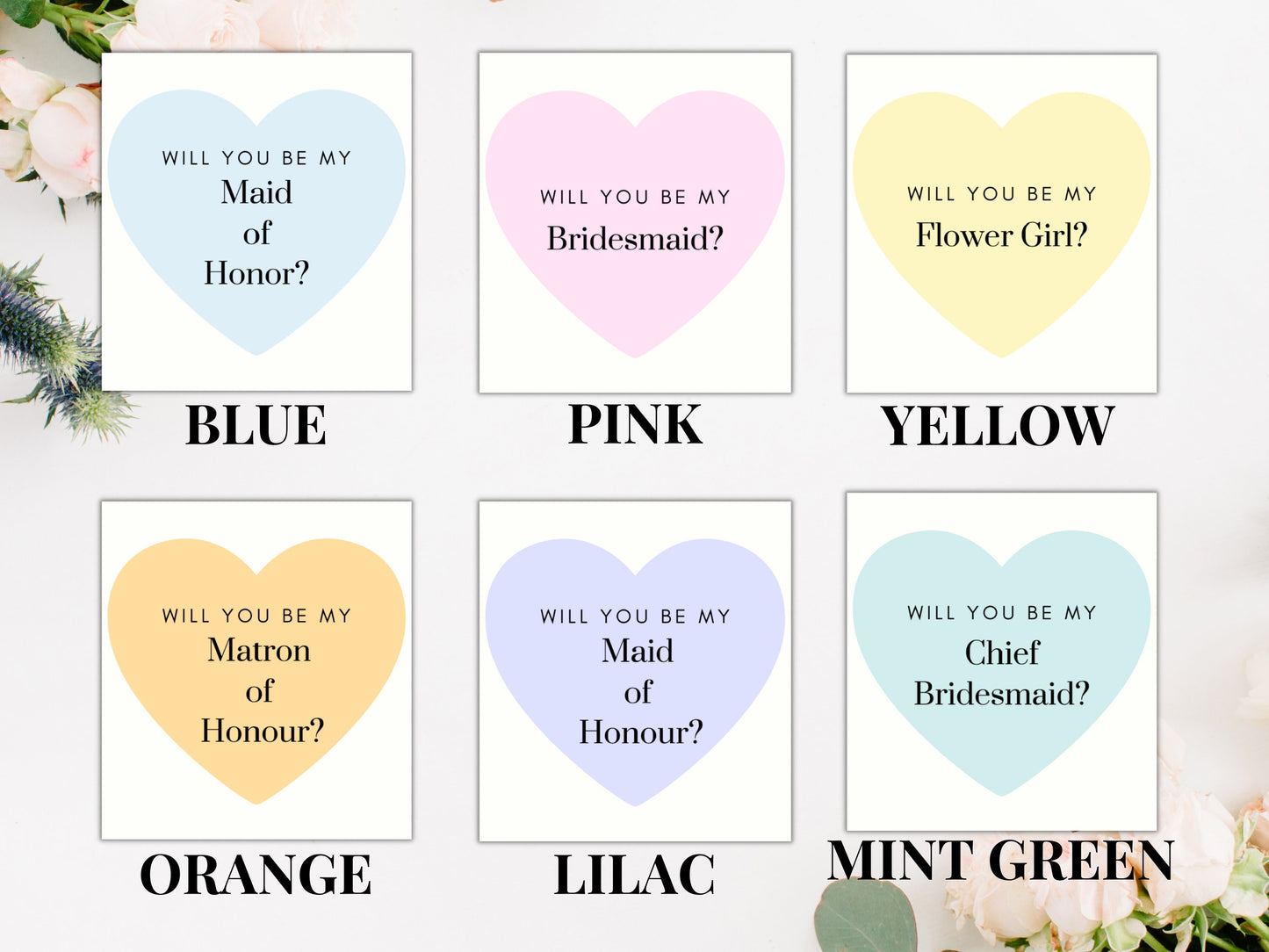 Will You Be My Bridesmaid Candle Label/ Proposal Box Filler/ Bachelorette Party Favour/ Maid of Honour Candle Label/ Bridal Gift/ A05