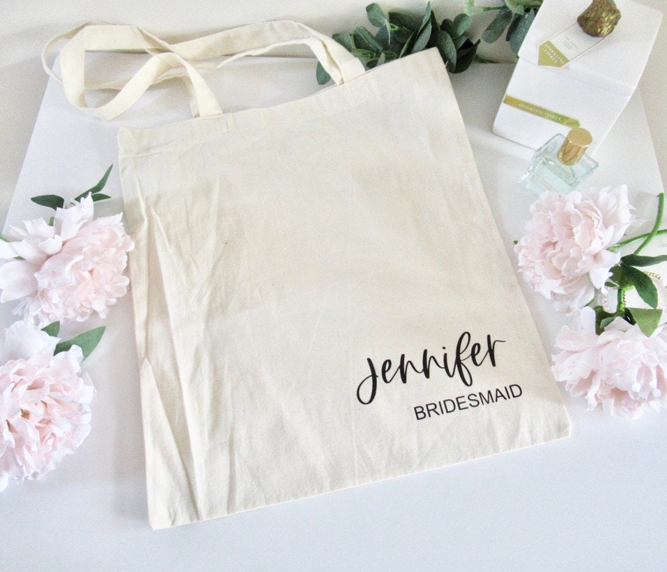 Personalised Tote Bag/ Bachelorette Party Gift Bags/ Custom Hen Party Tote Bag/ Shopper Bag/ Bridesmaid Proposal Gift Box Filler/ A15/ A22