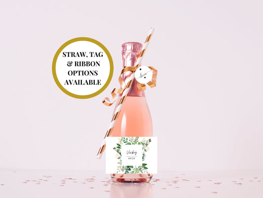 Bride Prosecco Bottle Label/ Personalised Champagne Bottle/ Gift for Bride/ Bridal Shower Gift/ Hen Party Proposal Box Filler/ Sticker/ A11