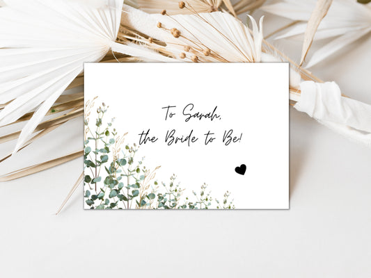 To the Bride to be/ Happy Hen Do Card/ To the Beautiful Bride on Hen Do/ Personalised Bridal Shower/ Hen Party Card/ Hen Weekend Card