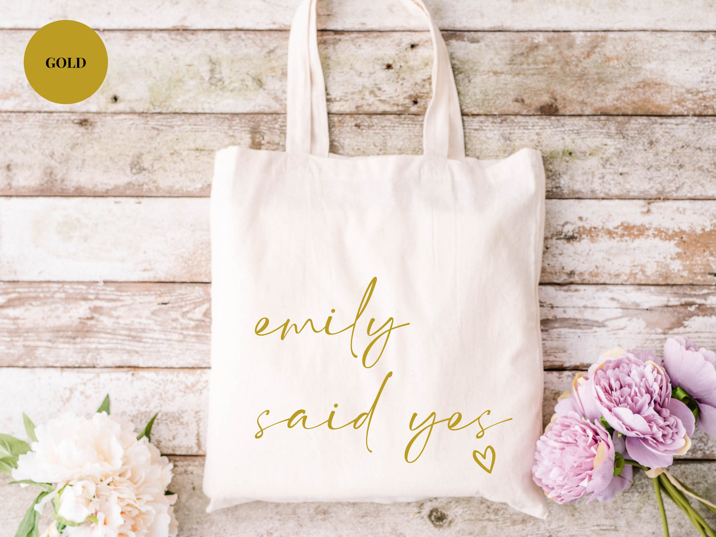 Personalised She Said Yes Hen Party Tote Bag/ Bridal Party Bag/ Gift for Bridal Shower/ Wedding Keepsake Bag/ Bridesmaid Proposal Box Filler