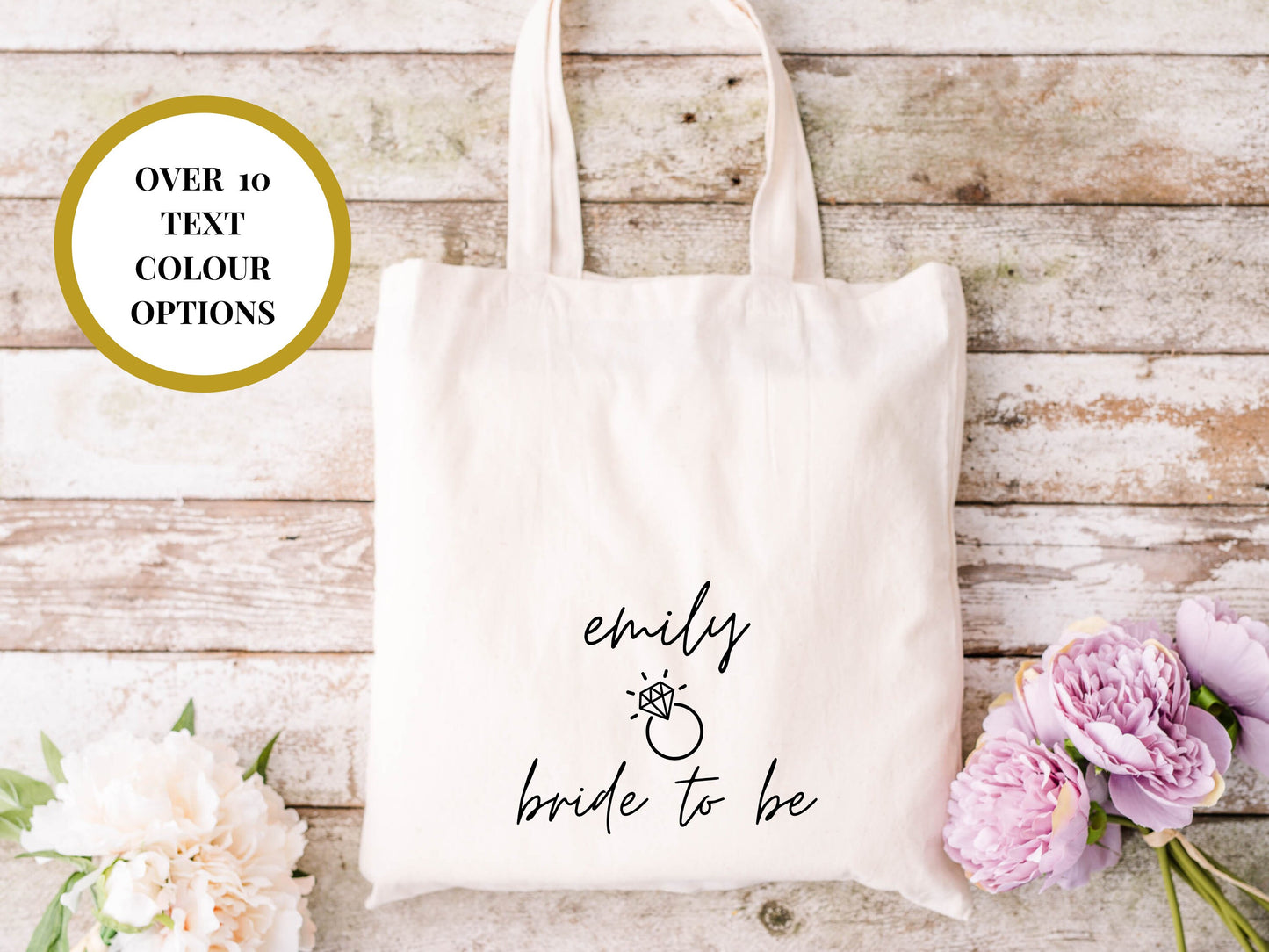 Engagement Party Gift for Bride to Be/ Tote Bag/ Gift for Mrs to Be/ Wifey to Be/ Bridal Party Bag/ Bridal Shower Gift/ Hen Party Bag