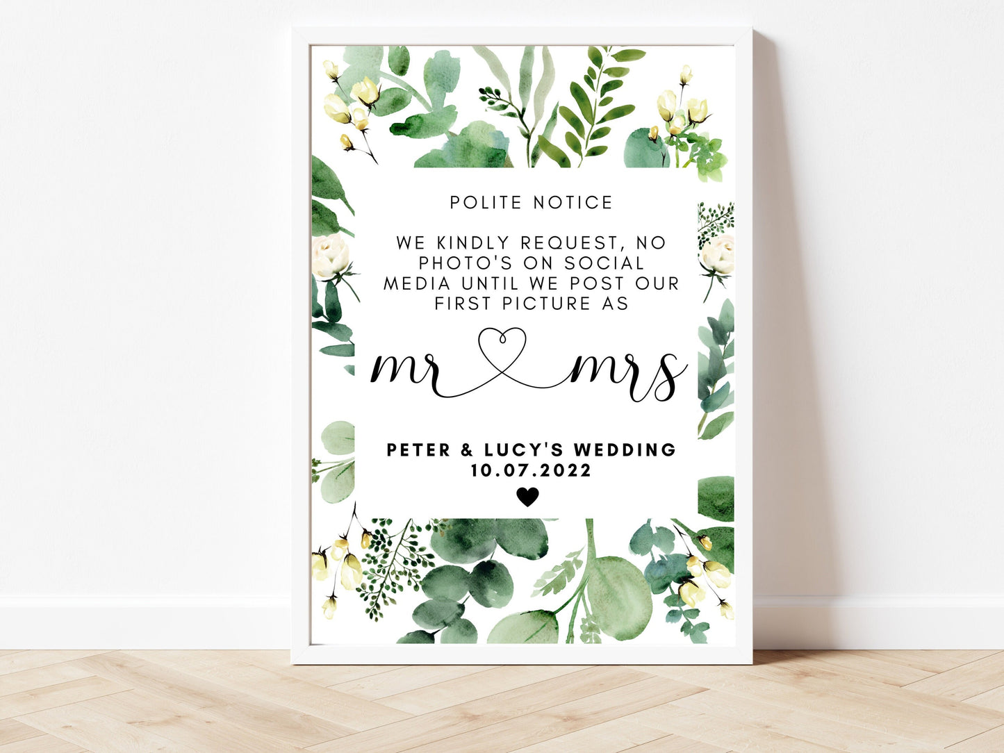 Wedding Ladies Bathroom Sign/ Reception Venue Bathroom Signage/ Wedding Bathroom Basket Print/ Party Poster/ Eucalyptus Floral Greenery Sign