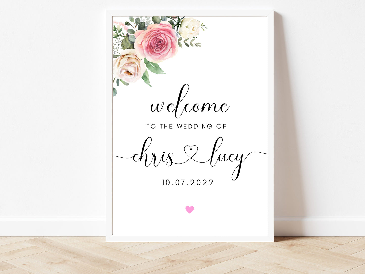 Wedding Dancing Feet Sign/ Pink Floral Please Take a Treat for Your Dancing Feat/ Pink Theme Wedding Sign/ Greenery Print/ Eucalyptus Sign