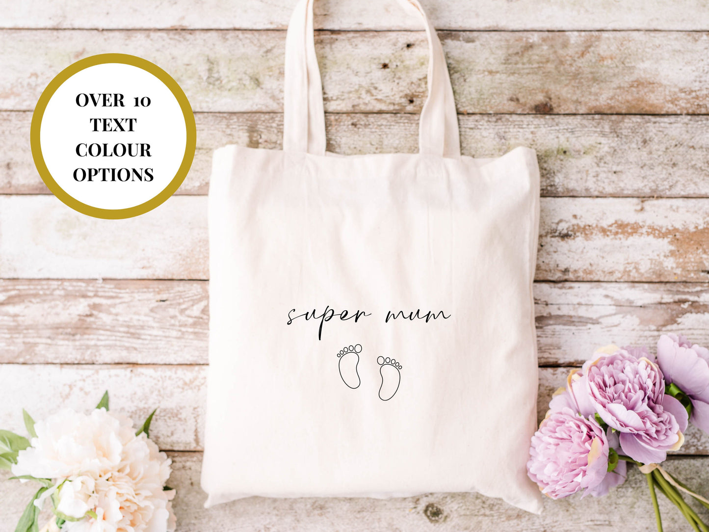 Super Mum Tote Bag/ Congratulations On Your Pregnancy Gift/ Baby Shower Gift/ Pregnancy Gift/ Parents To Be/ Hospital Bag/Yummy Mummy