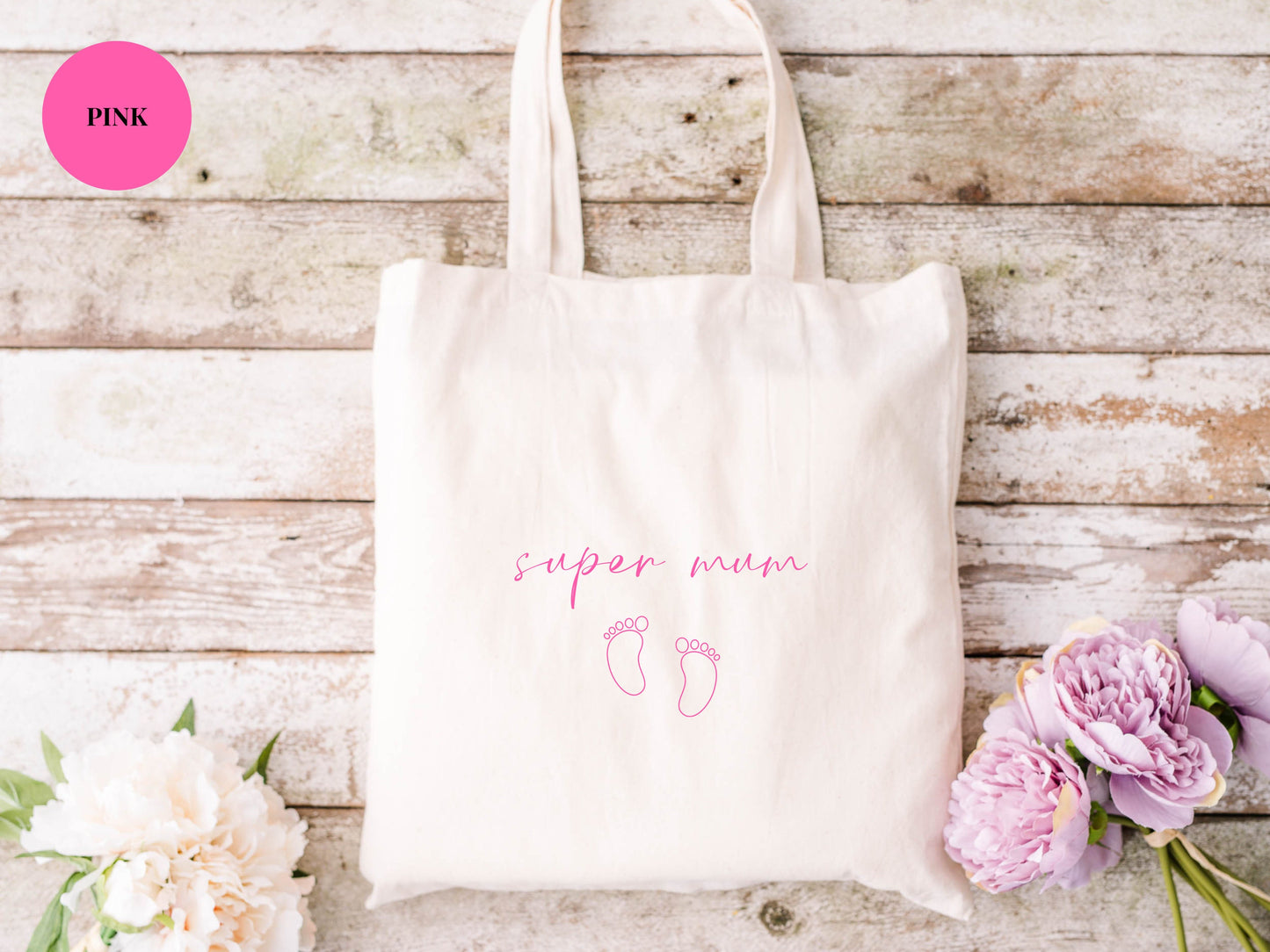 Super Mum Tote Bag/ Congratulations On Your Pregnancy Gift/ Baby Shower Gift/ Pregnancy Gift/ Parents To Be/ Hospital Bag/Yummy Mummy