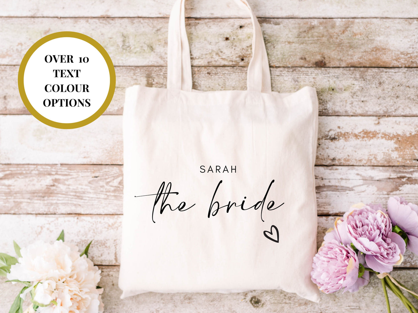 Personalised Bride Tote Bag/ Future Mrs to Be Wedding Party Gift/ Bridal Party Weekend Shopper Bag/ Bridal Shower Party Bag/ Hen Party Bag