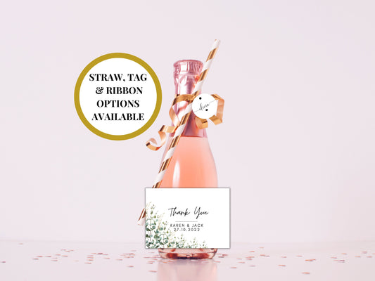 Personalised Thank You for Celebrating With Us Bottle Sticker/ Congratulations on Your Engagement/ Engagement Party Decor/ Favour Sticker