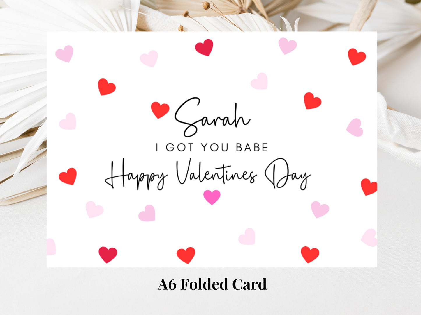 Personalised I Got You Babe Card/ Romantic Boyfriend/ Girlfriend Present/ Gift for Husband/ Him/ Gift for Wife/ Her/ I Love You