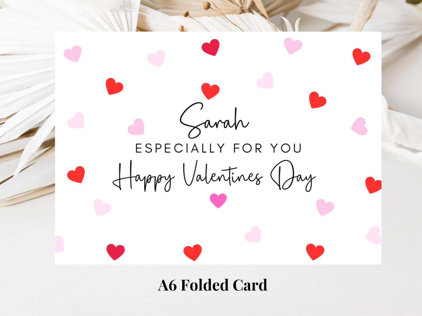 Personalised Especially For You Happy Valentines Day Card/Romantic Husband/ Wife/ Girlfriend/ Boyfriend/Cute Couples Anniversary Card