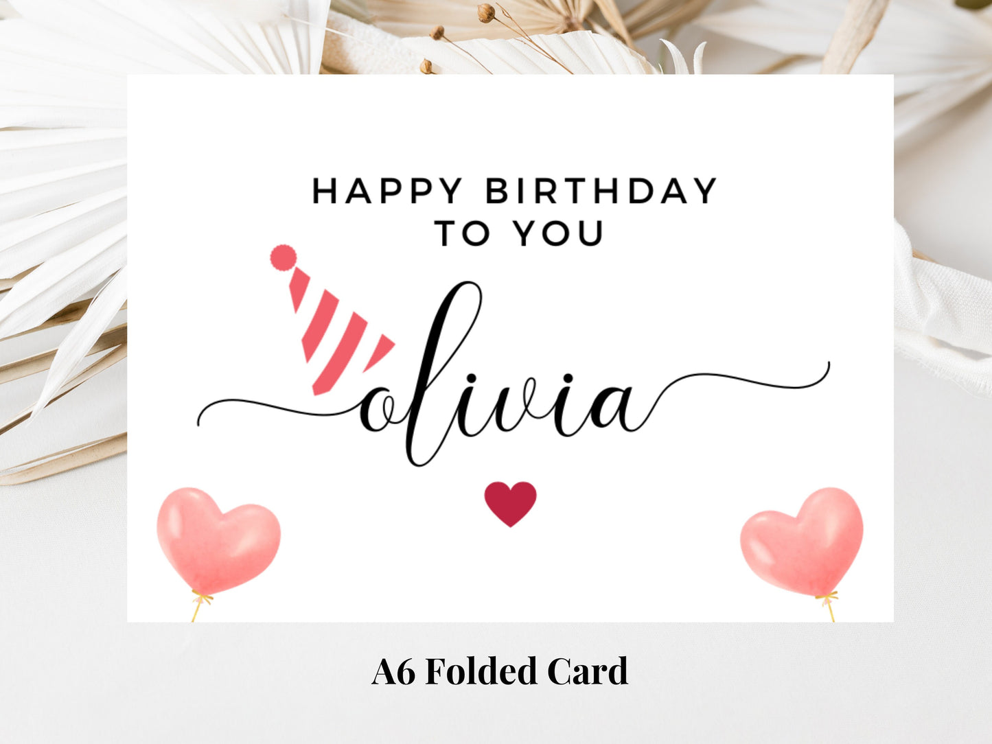 Personalised Happy Birthday To You Card/Custom Name Birthday Have a Great Day/ Bestie Bestfriend Greetings Card/ To My Favourite Person Card