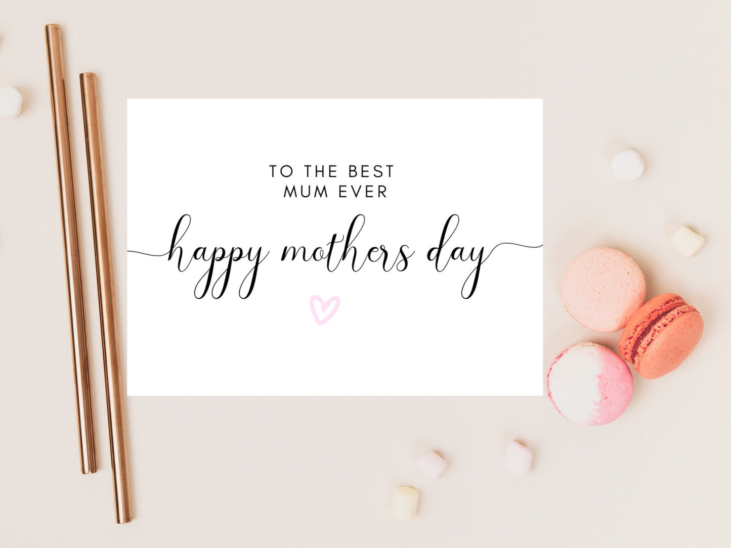 To the Best Mum Ever Card/ Personalised Happy Mothers Day Greeting Card/ I Love You Mum/ To a Special Mum/ Present/ Mothers Day Gift for Mum