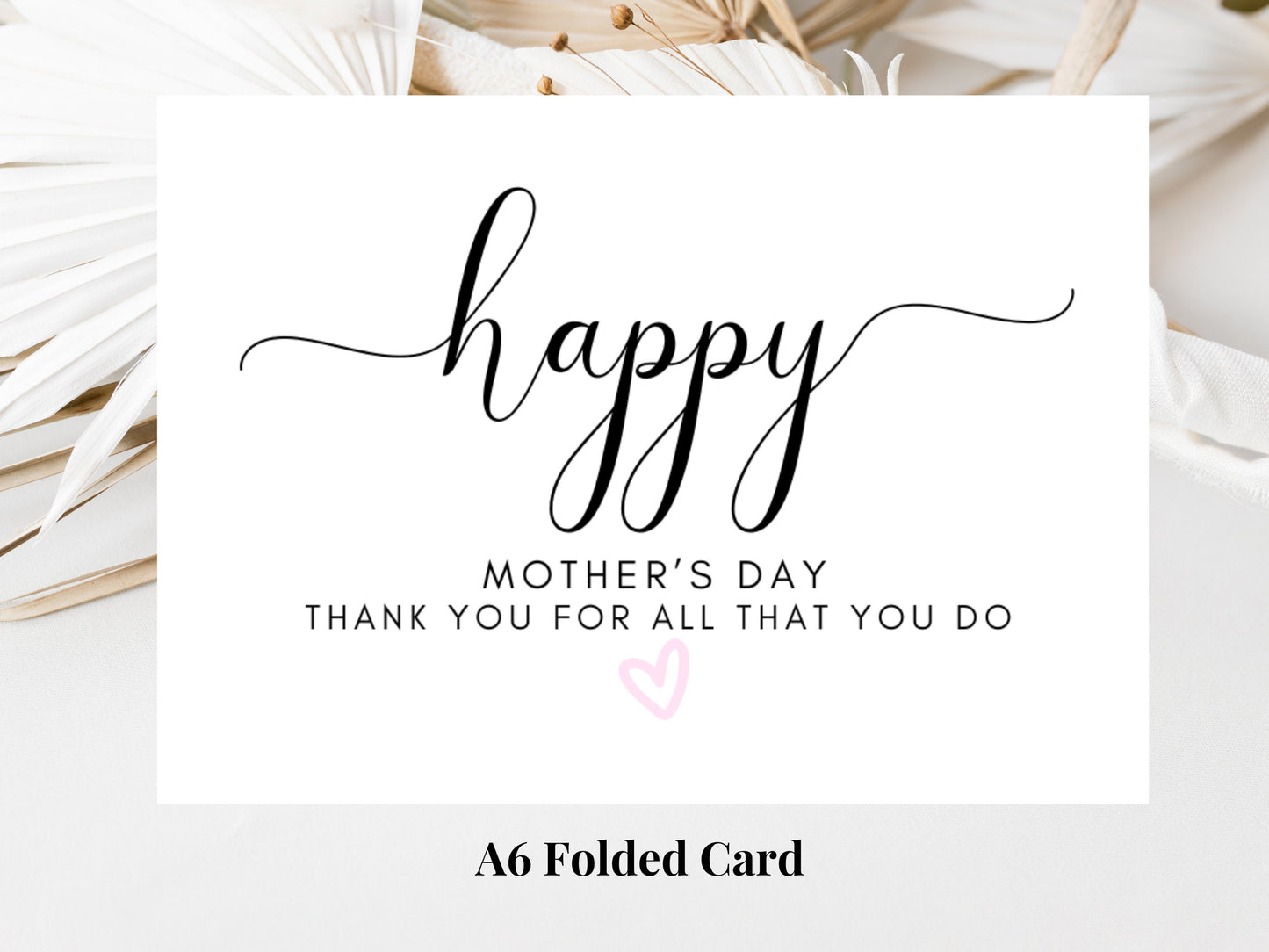 Thank You for All That You Do Happy Mothers Day Card/ Personalised Mothers Day Greeting/ I Love You Mum/ To a Special Mum/ Mothers Day Gift