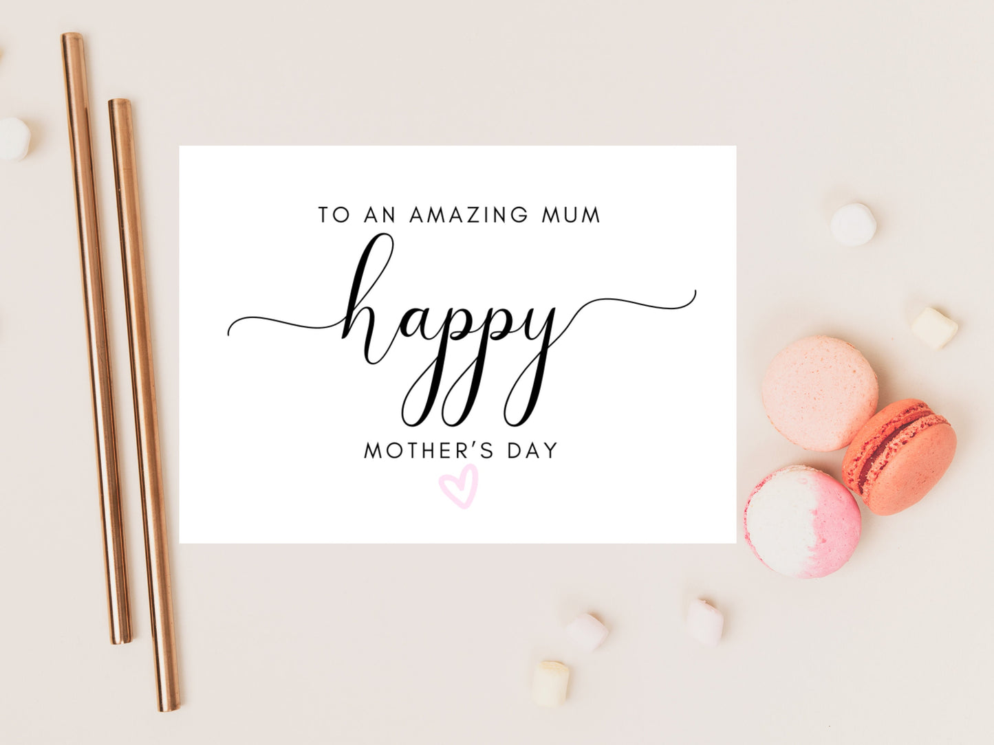 To an Amazing Mum Happy Mothers Day Card/ Personalised Mothers Day Greeting/ I Love You Mum/ To a Special Mum/ Mothers Day Gift for Mum