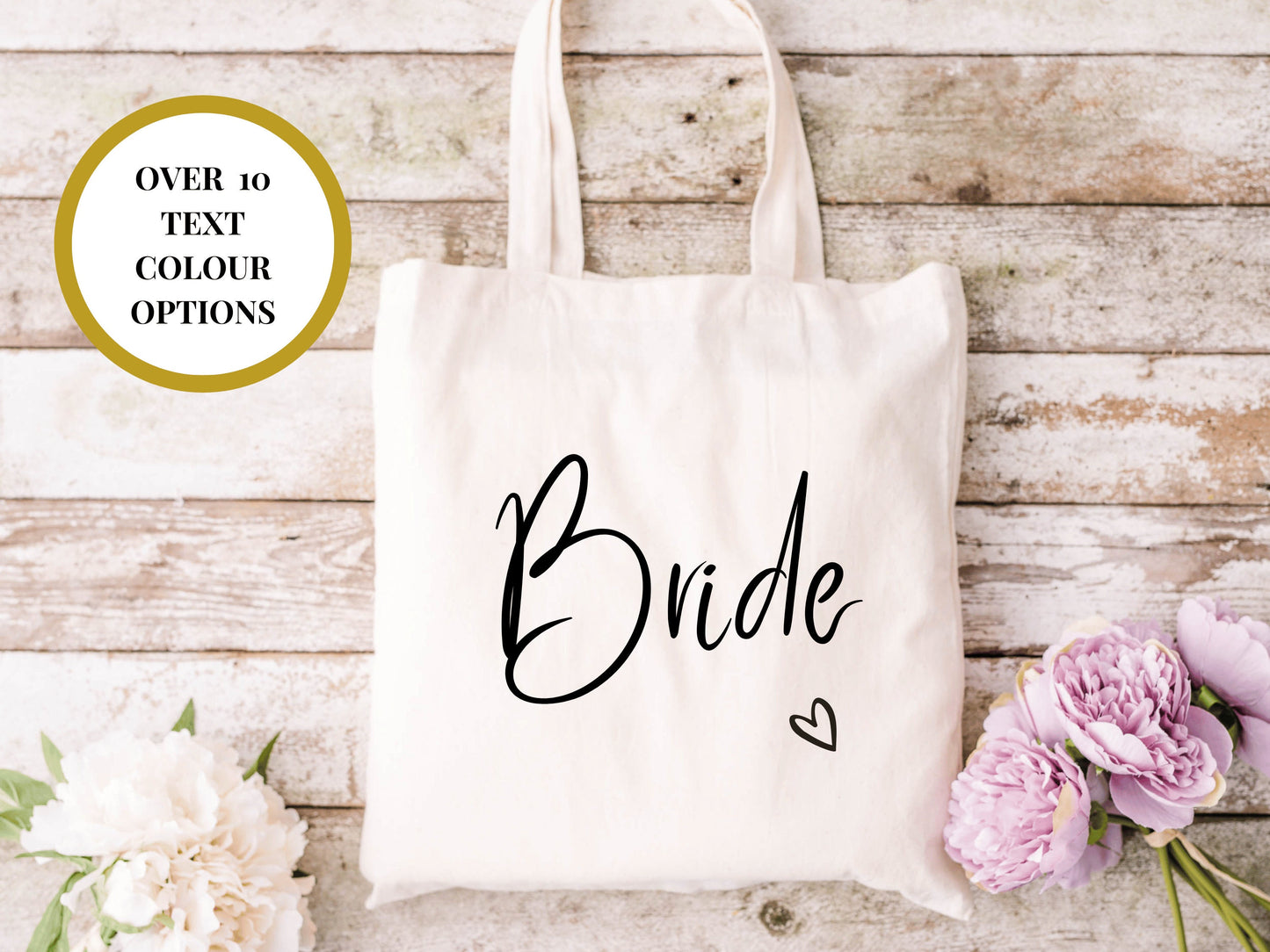 Bride Wedding Tote Bag/ Custom Cotton Bridal Bag/ Bridal Shower Gift/ Hen Party Stuff Planning Bag/ Bridesmaid Proposal Box Filler