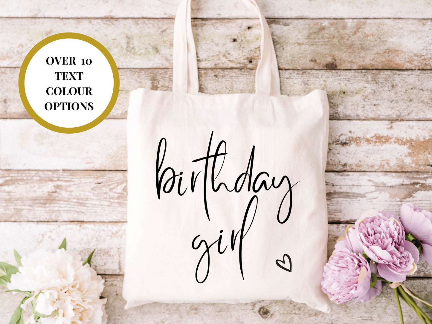 Birthday Girl Tote Bag/ Custom Happy Birthday Gift Bag/ Birthday Gift Idea Birthday Bag Keepsake Momento/ Birthday Present Bag/ Gift for Her