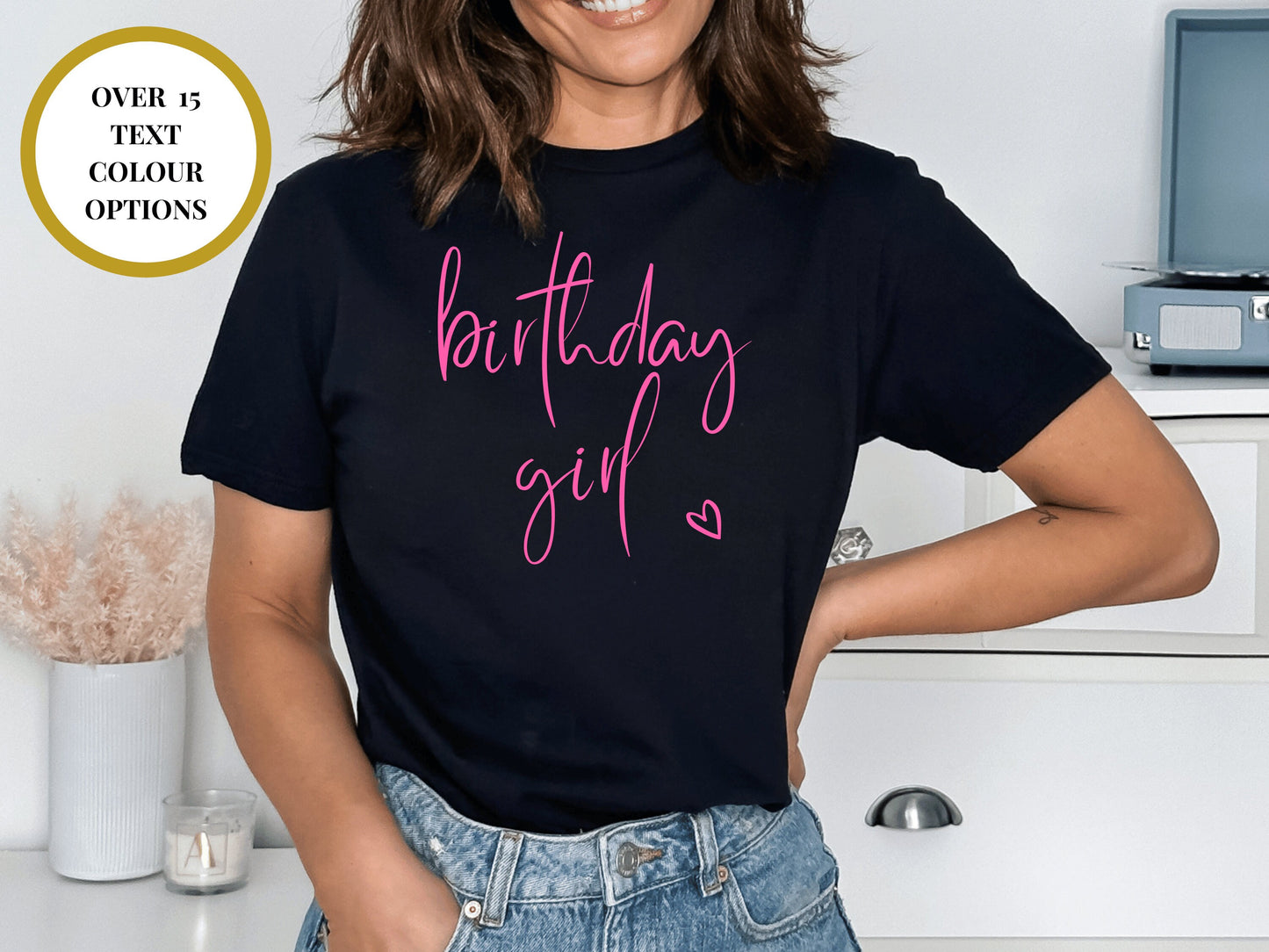 Birthday Girl T-Shirt/ Ladies Birthday Shirt/ Custom Party T-shirt/ Gift for Her Teenager/ Birthday Girl Queen T Shirt/ Funny Birthday Tee