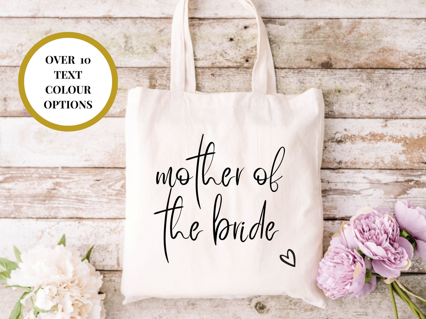 Mother of the Bride Hen Party Tote Bag/ Cotton Bridal Bag/ Bridal Shower Gift/ Hen Party Stuff Planning Bag/ Bridesmaid Proposal Box Filler