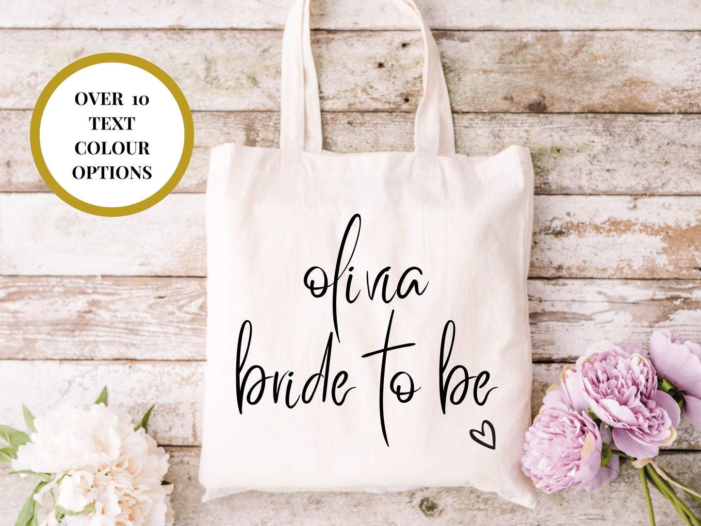 Personalised Bride to Be Tote Bag/ Future Mrs to Be Wedding Party Gift/ Bridal Party Weekend Shopper Bag/ Bridal Shower Bag/ Hen Party Bag