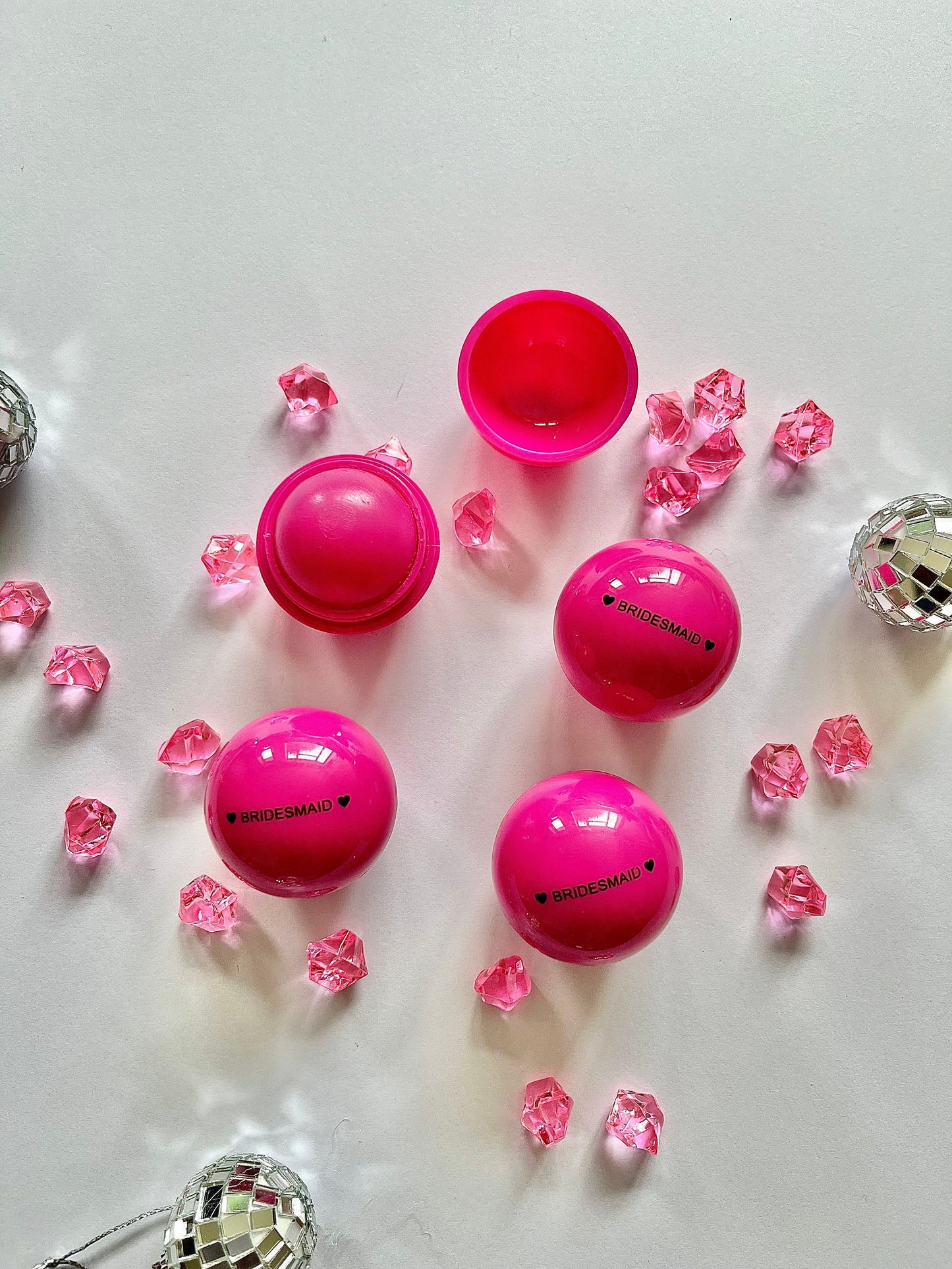 Pink Bridesmaid Lip Balm/ Hen Party Gift Bag Filler/ Maid of Honour Proposal Box Favour/ Hangover Kits/ Bachelorette Bridal Shower