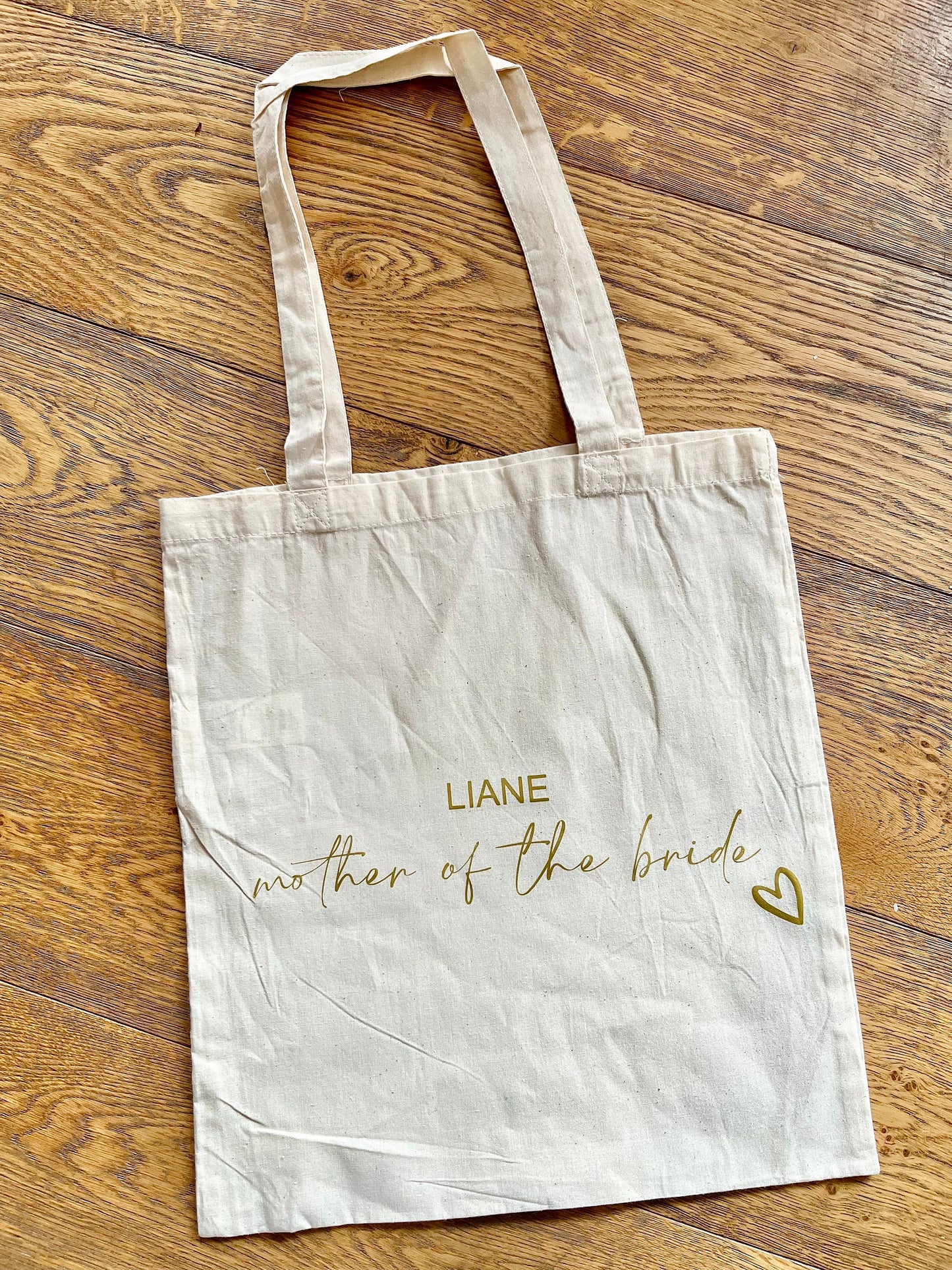 Personalised Mother of the Bride Tote Bag/ Future Mrs to Be Bridal Party Gift/ Bridal Weekend Shopper Bag/ Bridal Shower Bag/ Hen Party Bag