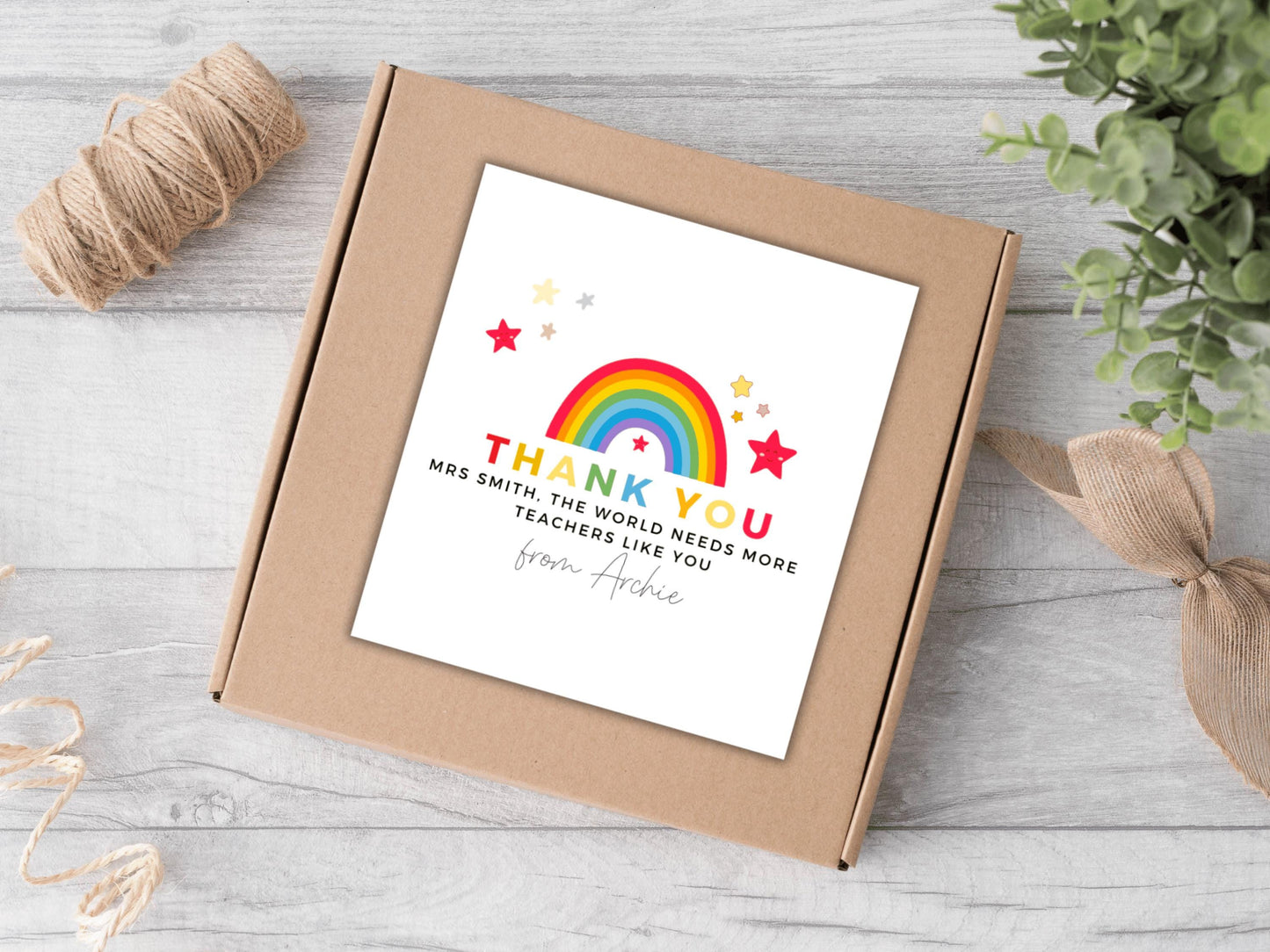 Personalised The World Needs More Teachers Like You Candle Label/ End of Year School Teacher Teacher Appreciation Present Gift Sticker