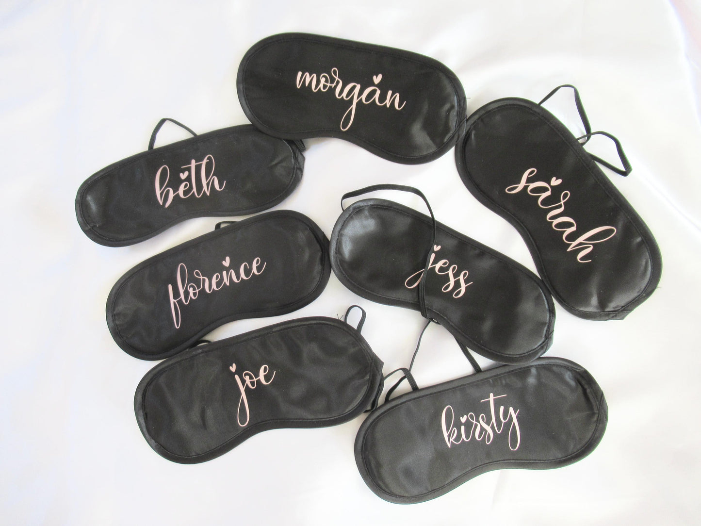 Personalised Eye Mask/ Bridesmaid Gift/ Bridal Party Gift/ Travel Sleep Mask/ Custom Wedding Favour/ Bachelorette Party Gift Box Bag Filler