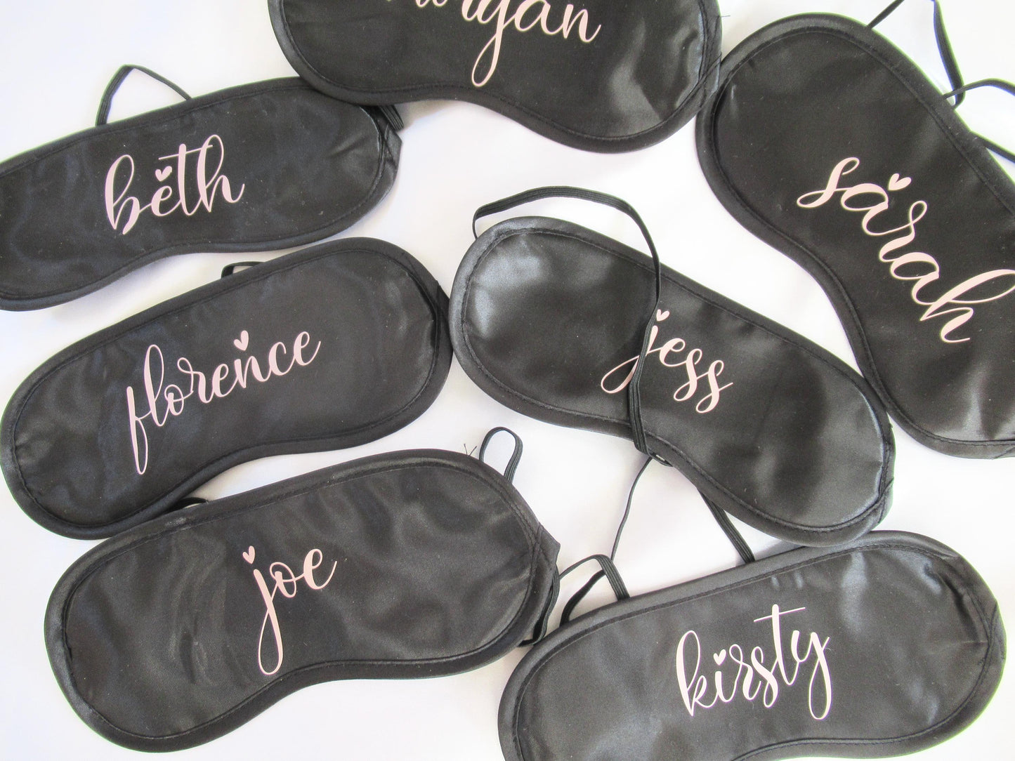 Personalised Eye Mask/ Bridesmaid Gift/ Bridal Party Gift/ Travel Sleep Mask/ Custom Wedding Favour/ Bachelorette Party Gift Box Bag Filler