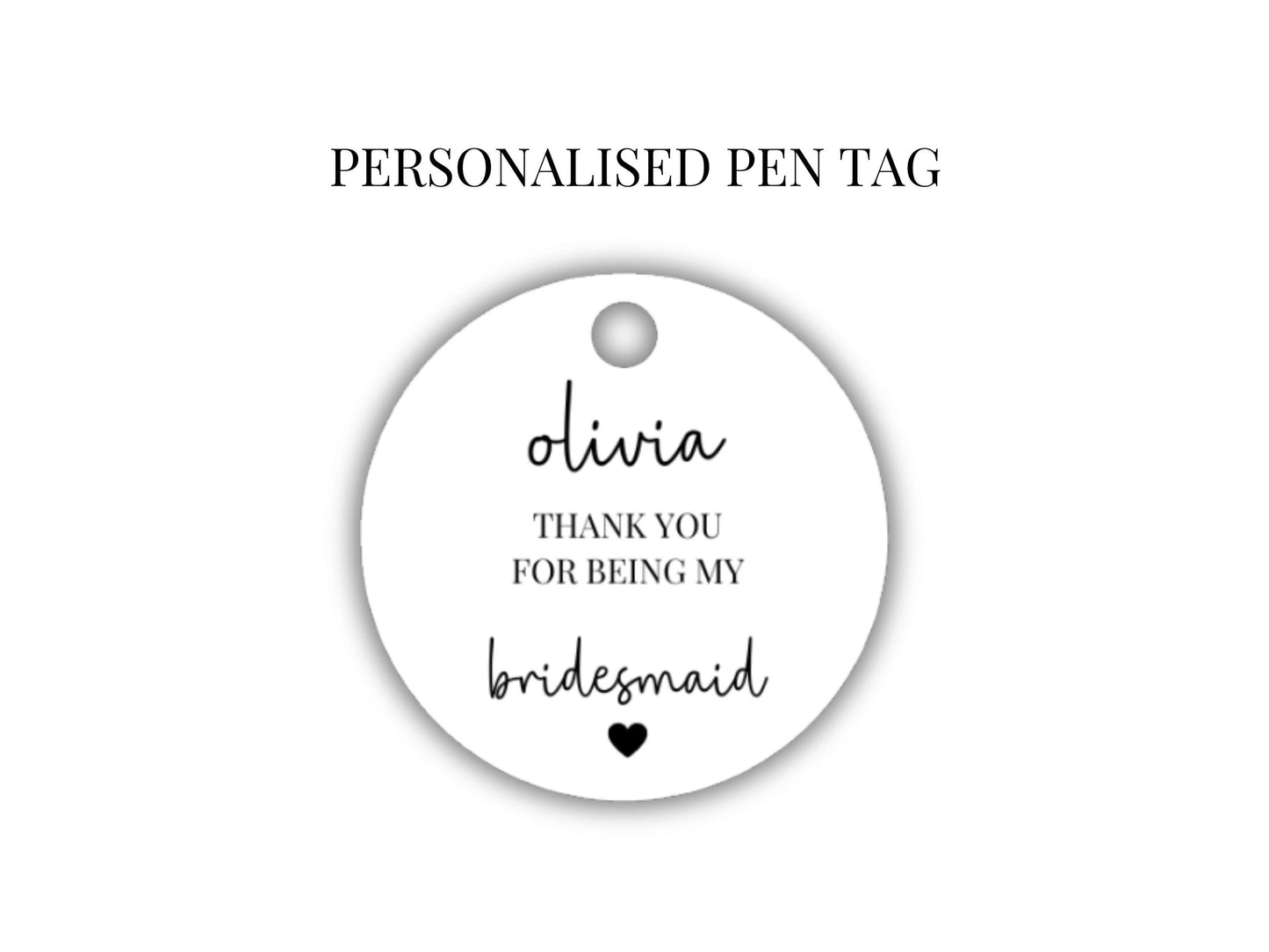 Thank you for Being My Bridesmaid Pen/ Team Bride Hen Party Gifts/ Bridal Shower Diamond Personalised Crystal Pen/ Bride Tribe Stationary