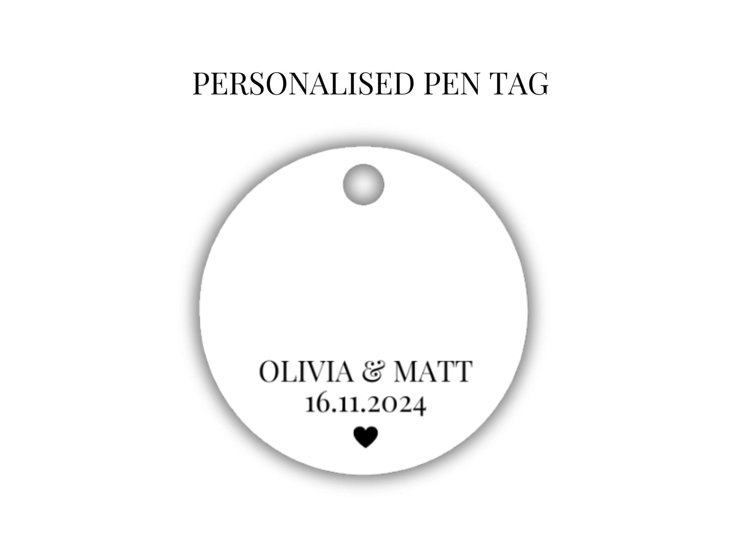 Personalised Wedding Couples Name Pen Tag/ Sparkle Guest Favours/ Gift Bag Box Filler Diamond Crystal Pen/ Wedding Keepsake Guest Presents