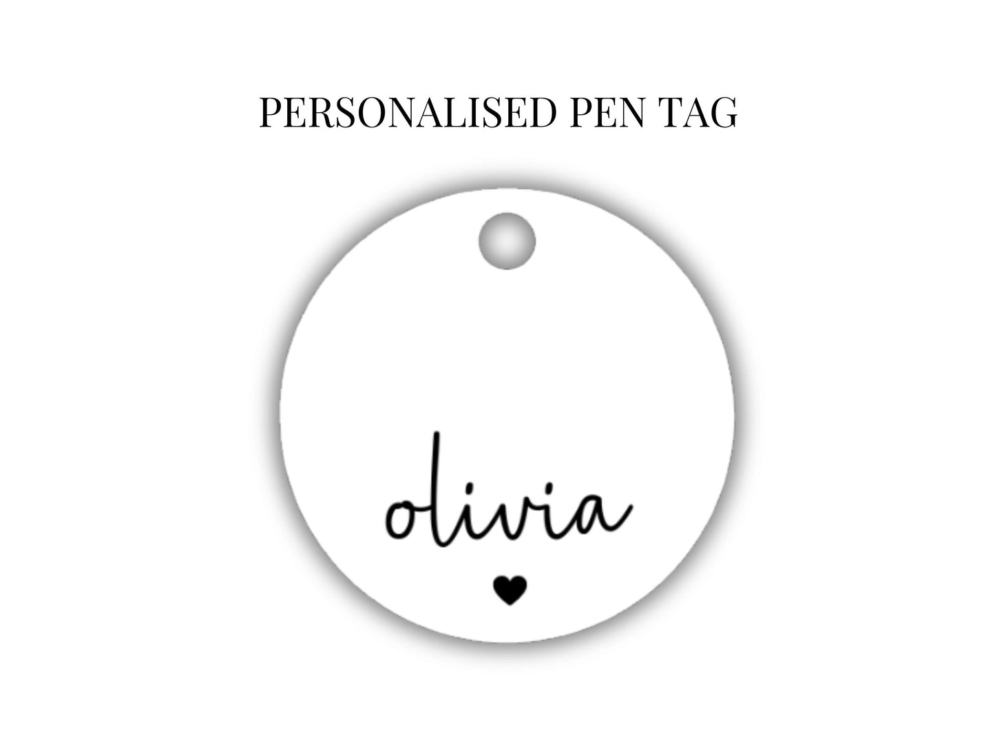 Personalised Pen Tag/ Sparkle Party Gift Box Filler/ Goody Bag Filler Diamond Personalised Crystal Pen