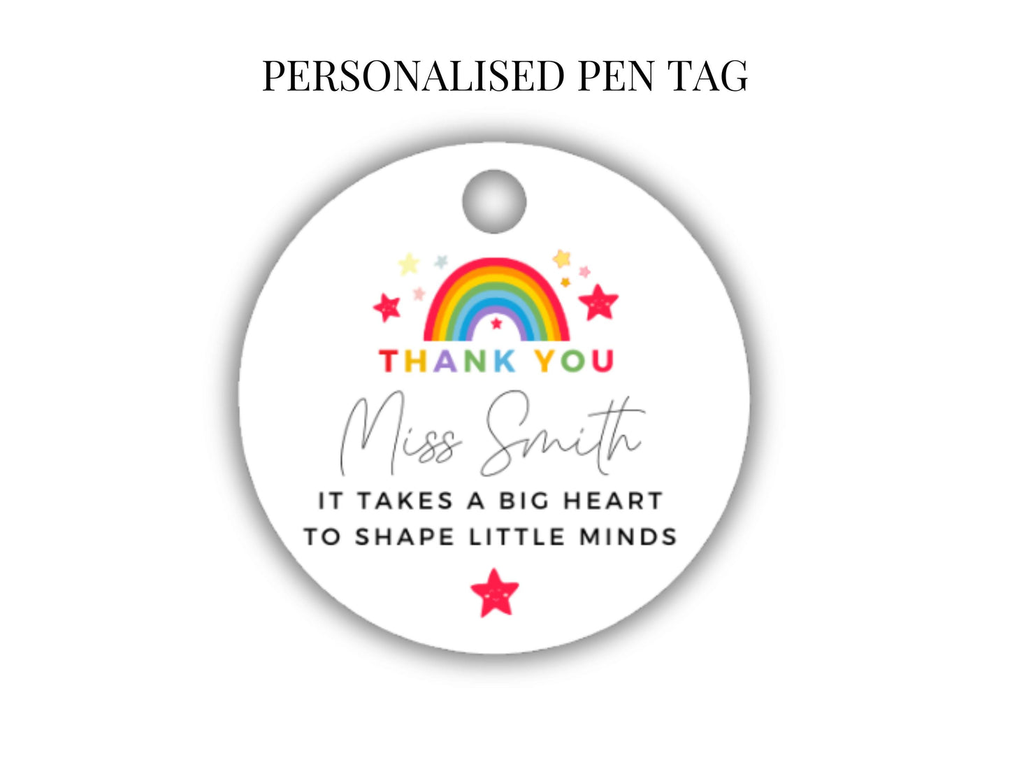 Personalised It Takes a Big Heart to Shape Little Minds Pen/ End of Year Teacher Appreciation Gift/ Diamond Crystal Pen/ NurseryWorker