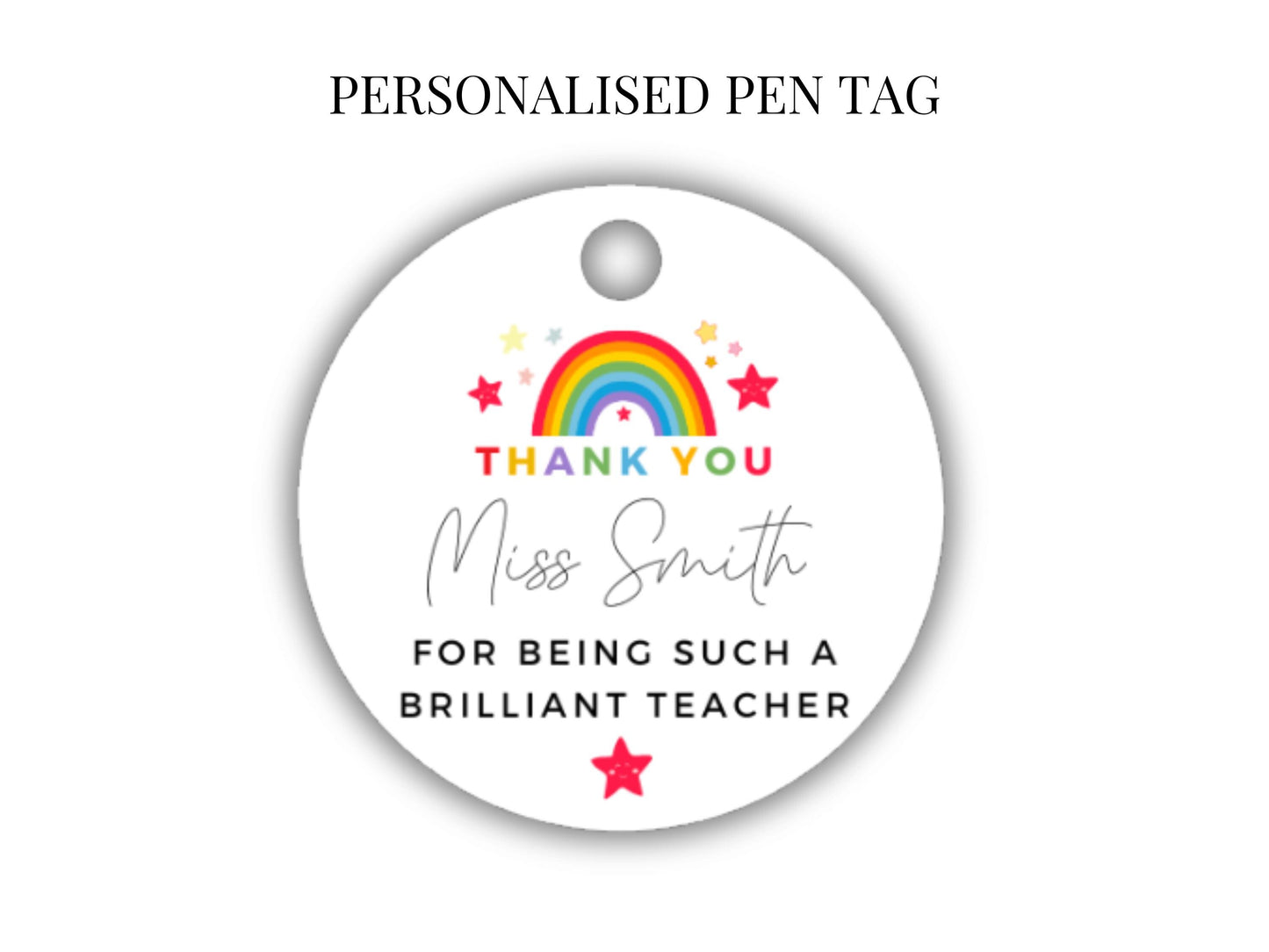 Personalised Thank You for Being Such a Brilliant Teacher Pen/ End of Year Teacher Appreciation Gift/ Diamond Crystal Pen/ NurseryWorker