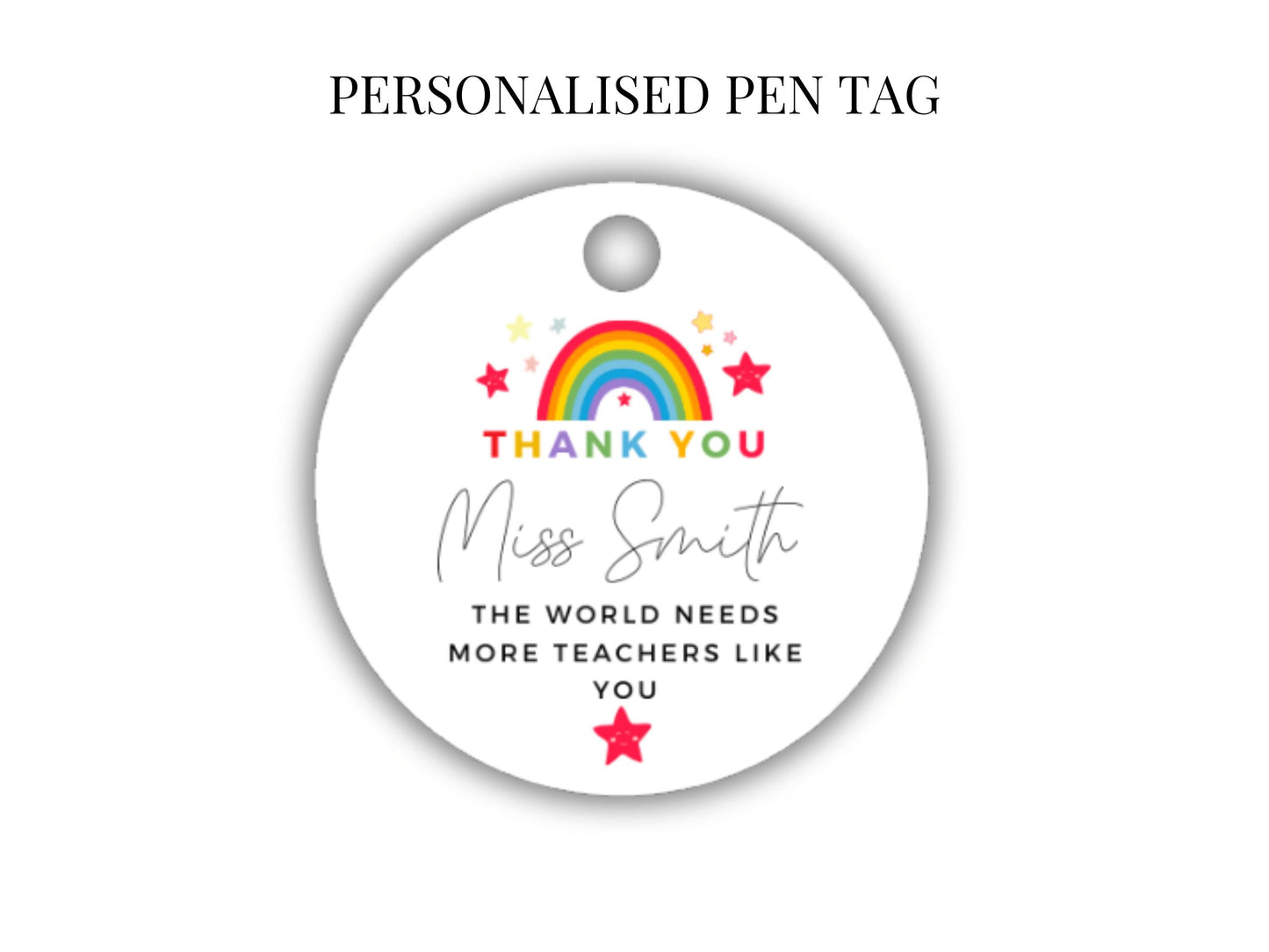 Personalised The World Needs More Teachers Like You Pen/ End of Year Teacher Appreciation Gift/ Diamond Crystal Pen/ Nursery Worker