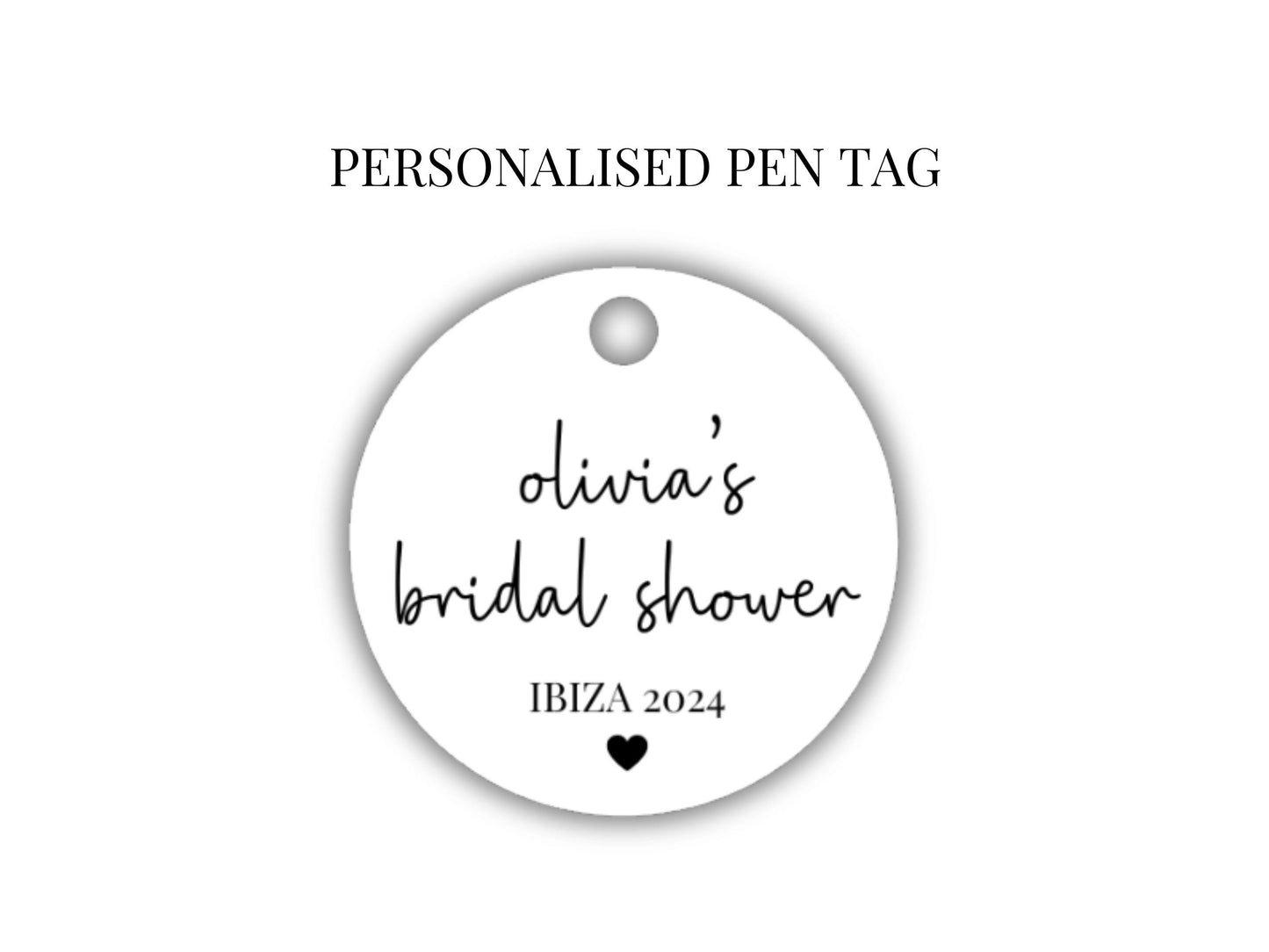 Personalised Bridal Shower Pen Tag/ Team Bride Hen Weekend Sparkle Party Gifts/ Bridesmaid Proposal Box Filler Hen Party Diamond Crystal Pen