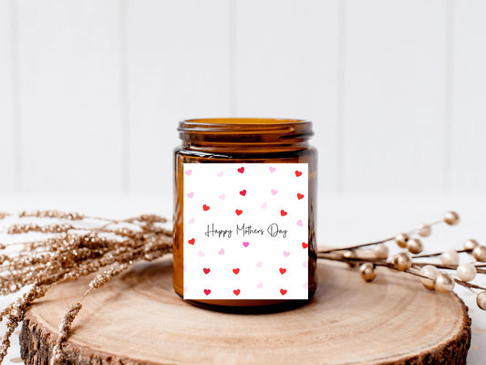 Happy Mothers Day Candle Label/ Happy Mothers Day Gift Sticker/ Mothers Day Decor/ Candle Decor Idea for Mum