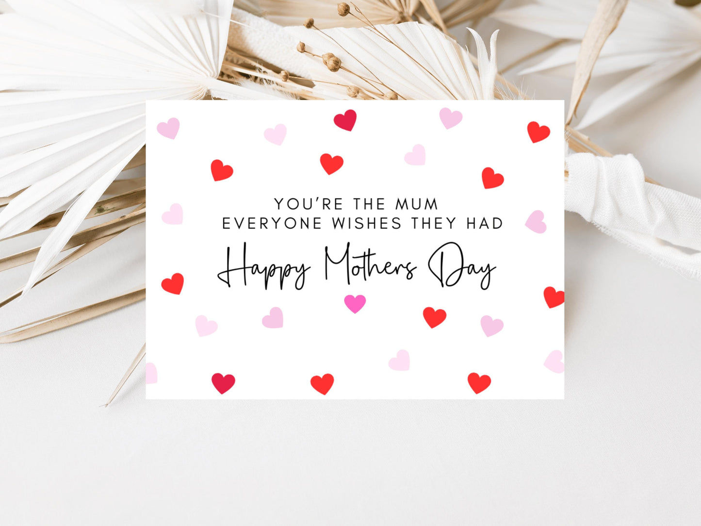 Youre the Mum Everyone Wishes They Had Happy Mothers Day Card/ Personalised Happy Mothers Day Greeting Card/ Mothers Day Gift for Mum