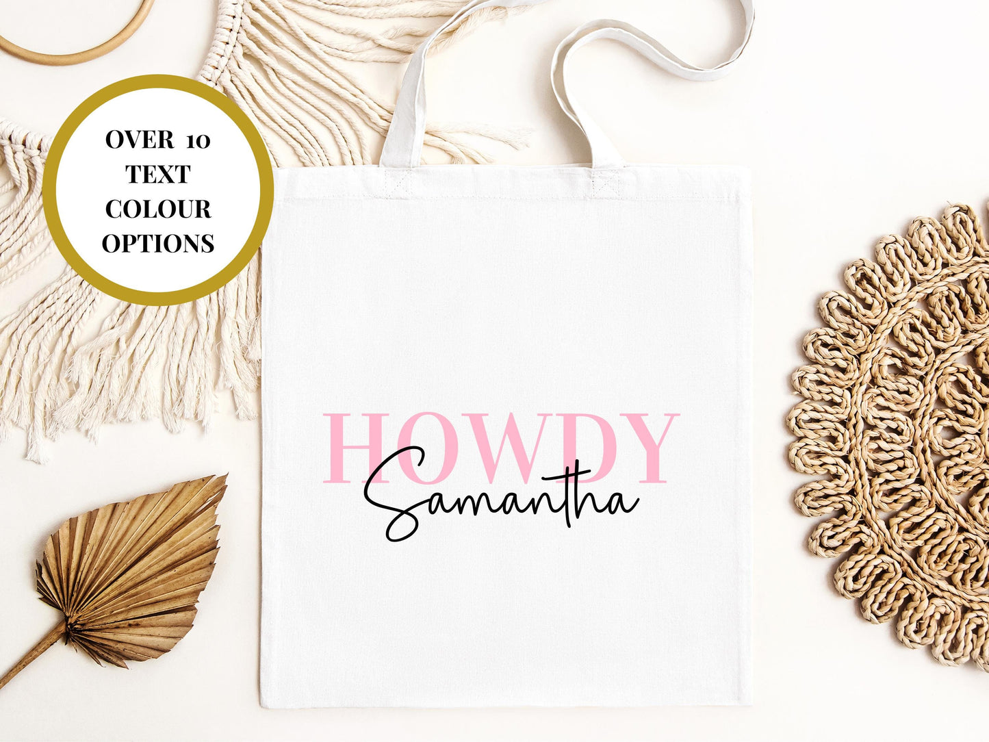 Personalised Howdy Last Rodeo Theme Hen Party Tote Bag/ Bridal Shower Party/ Yeehaw Cowgirl CowboyWestern Bachelorette Welcome Gift Bags