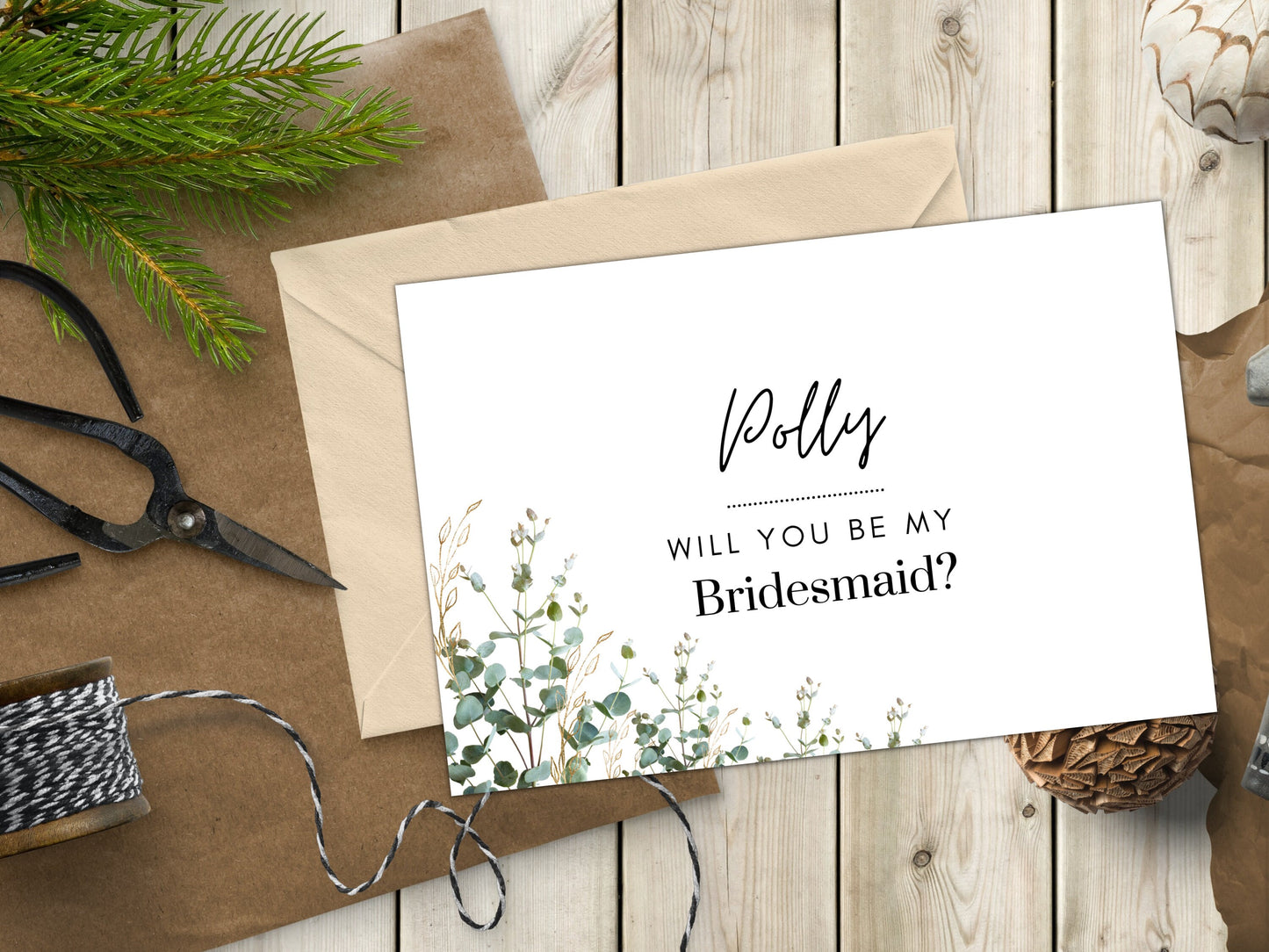 Will You Be My Bridesmaid Card