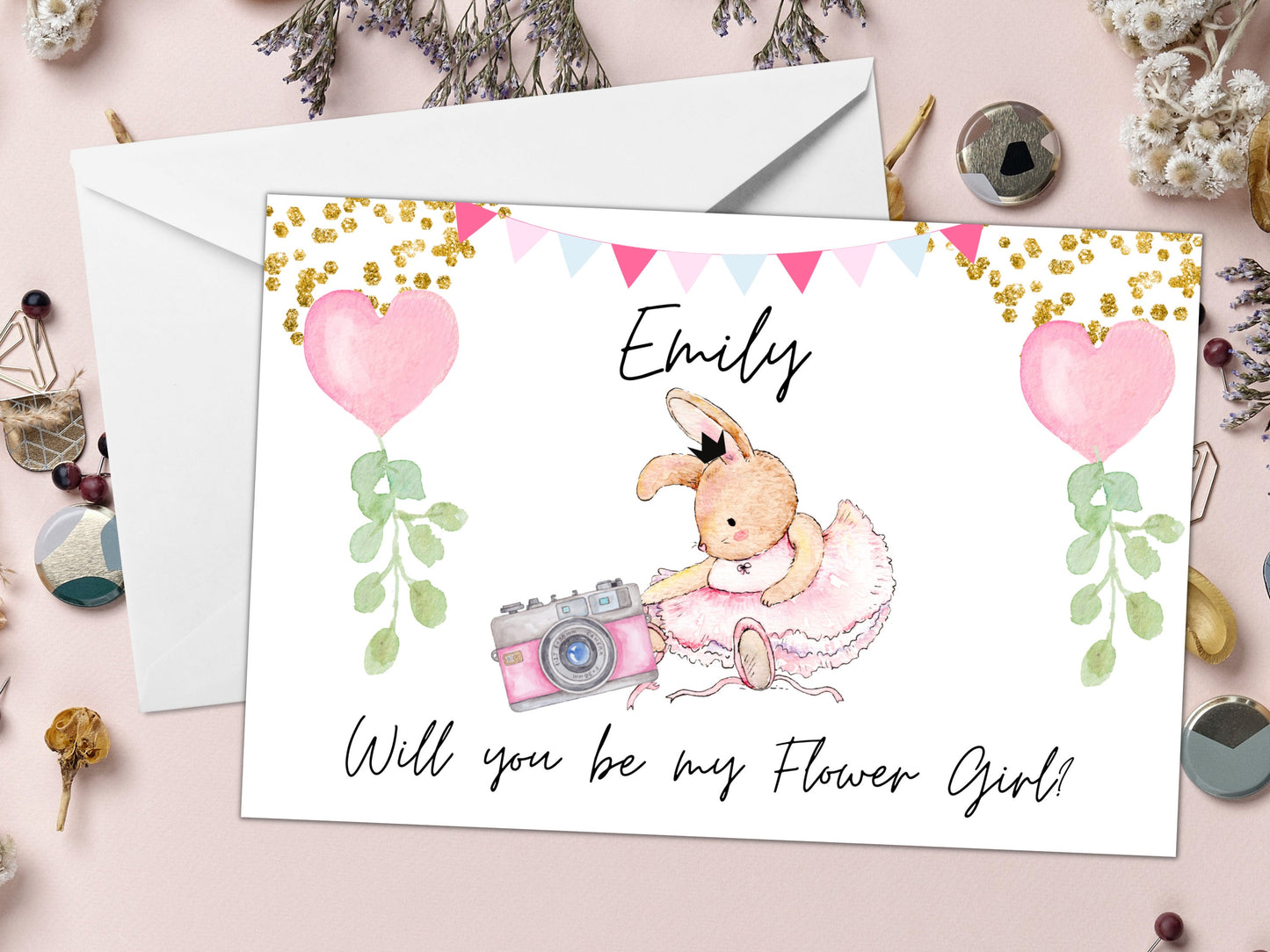 Will You Be My Flower Girl Card