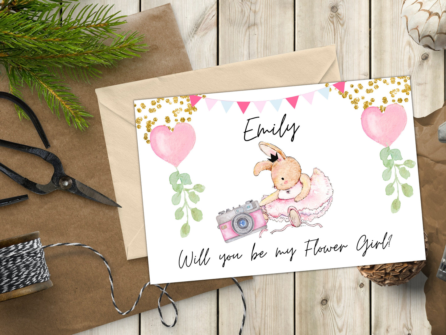 Will You Be My Flower Girl Card