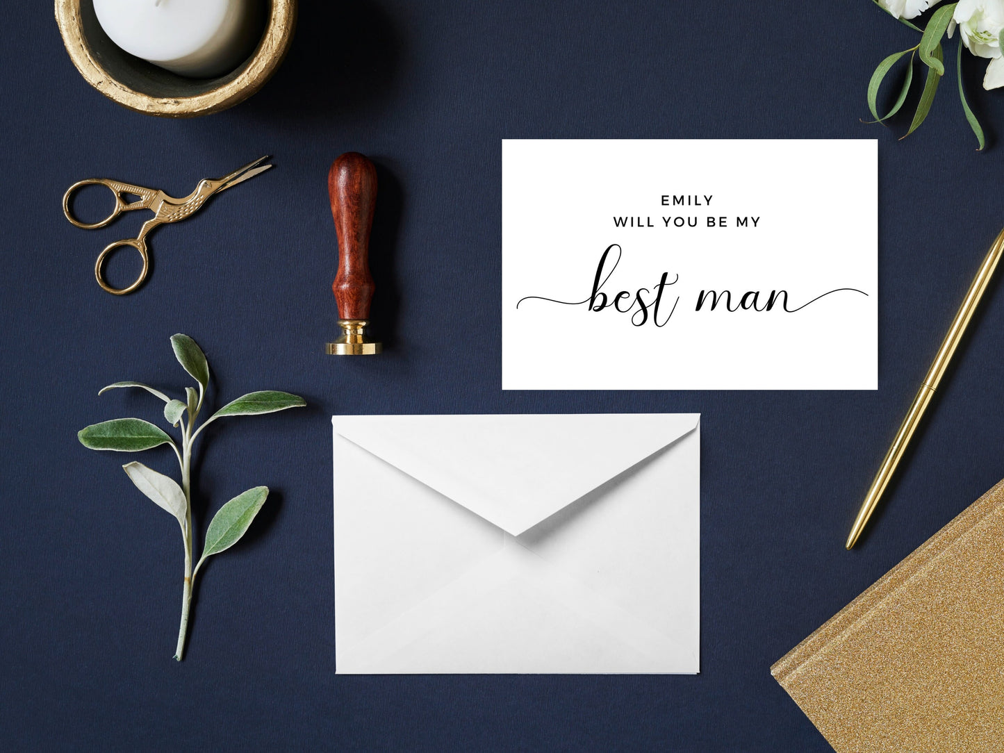 Will You Be My Best Man Card