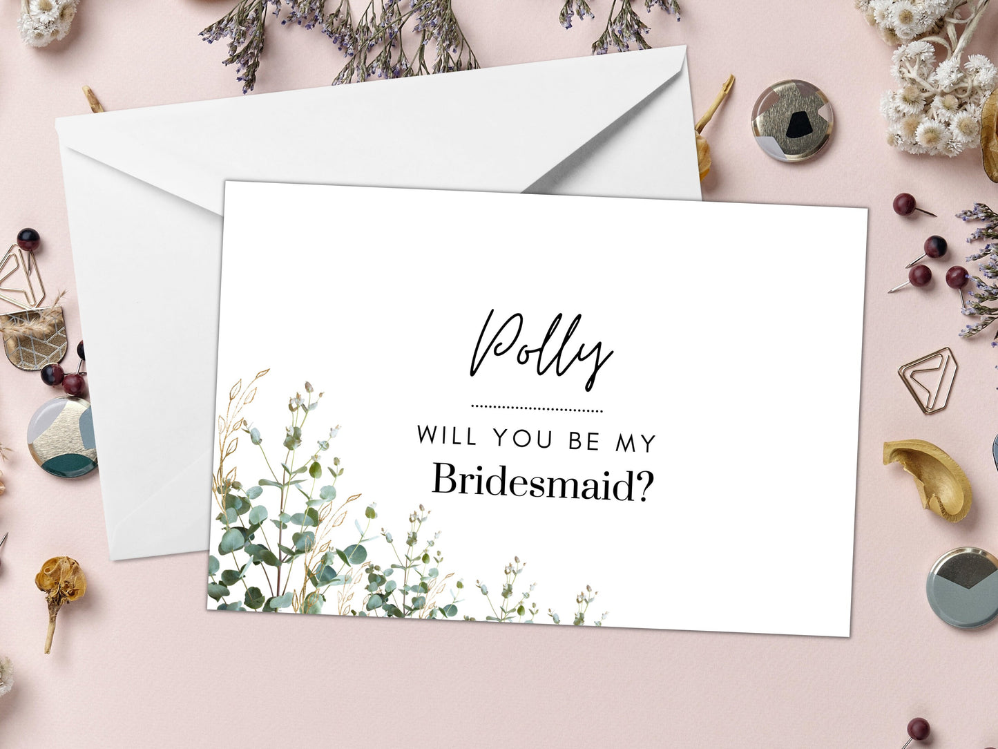 Will You Be My Bridesmaid Card