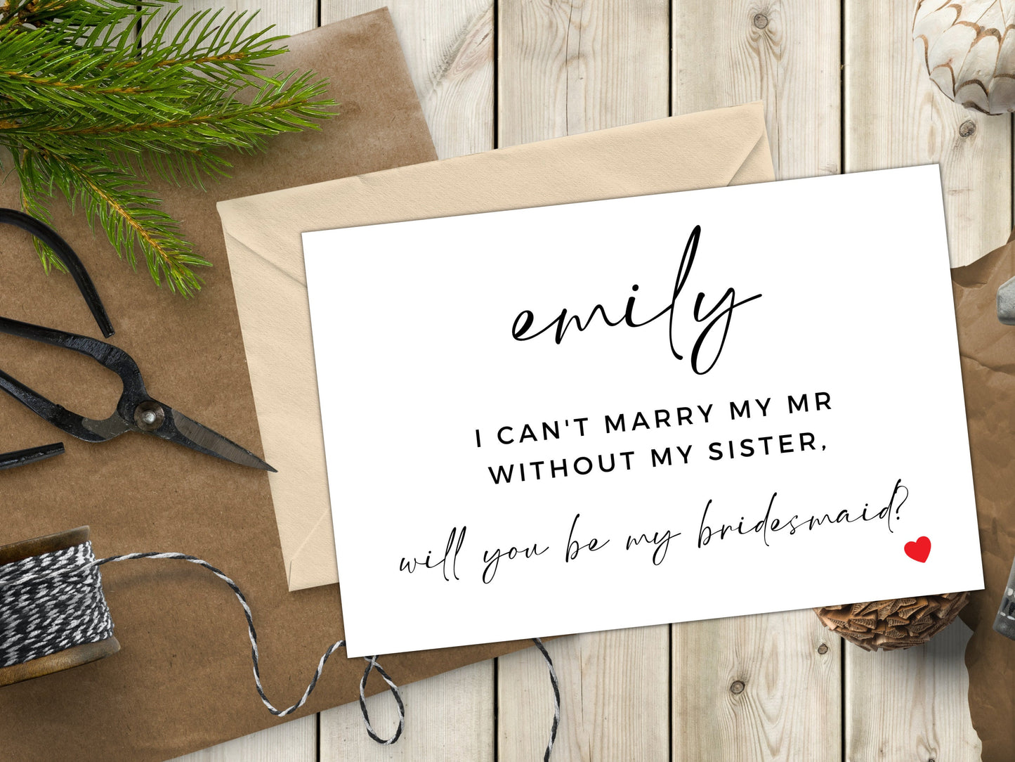 I Cant Marry My Mr Without My Sister Card