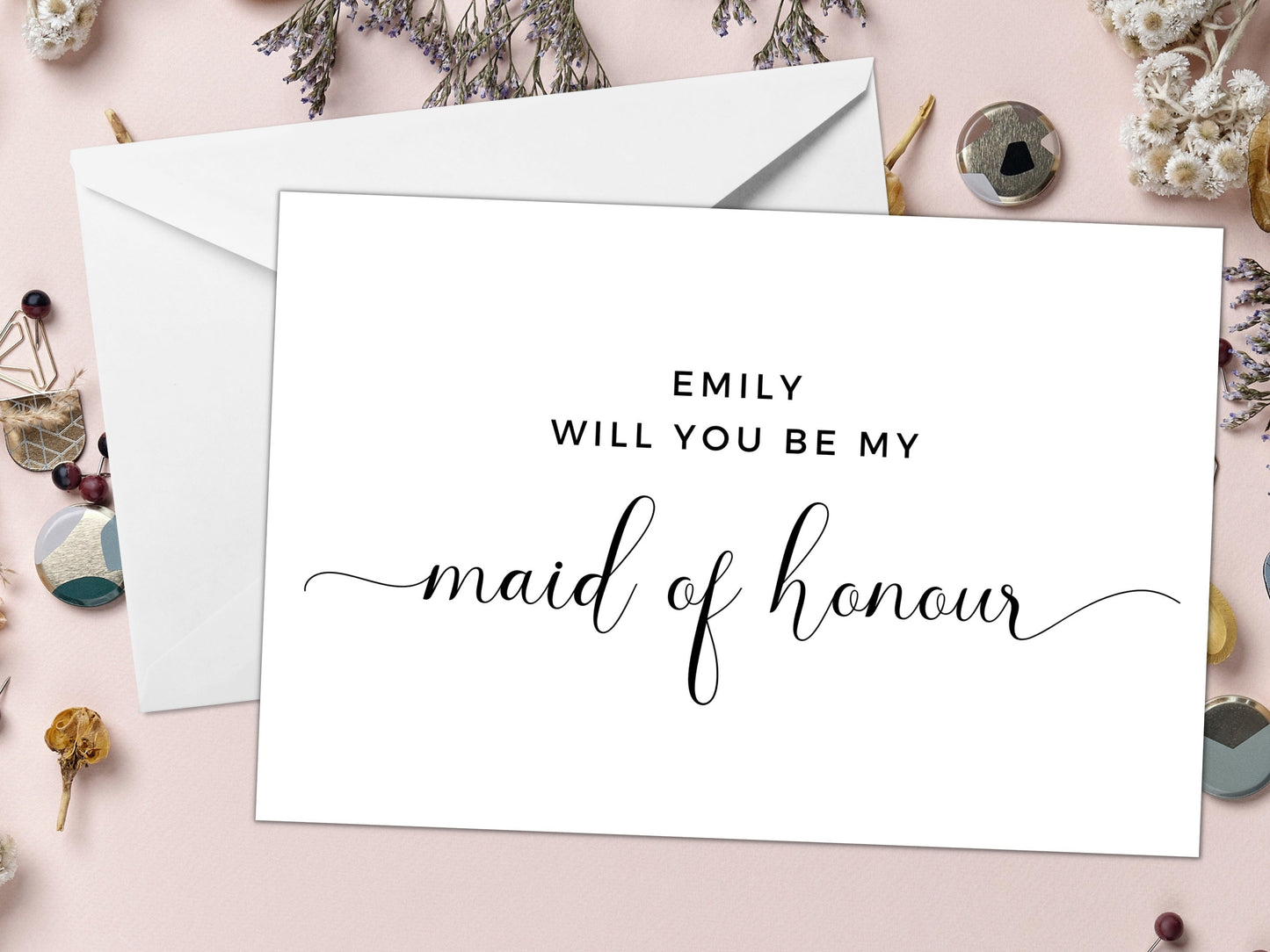 Will You Be My Maid of Honour Card