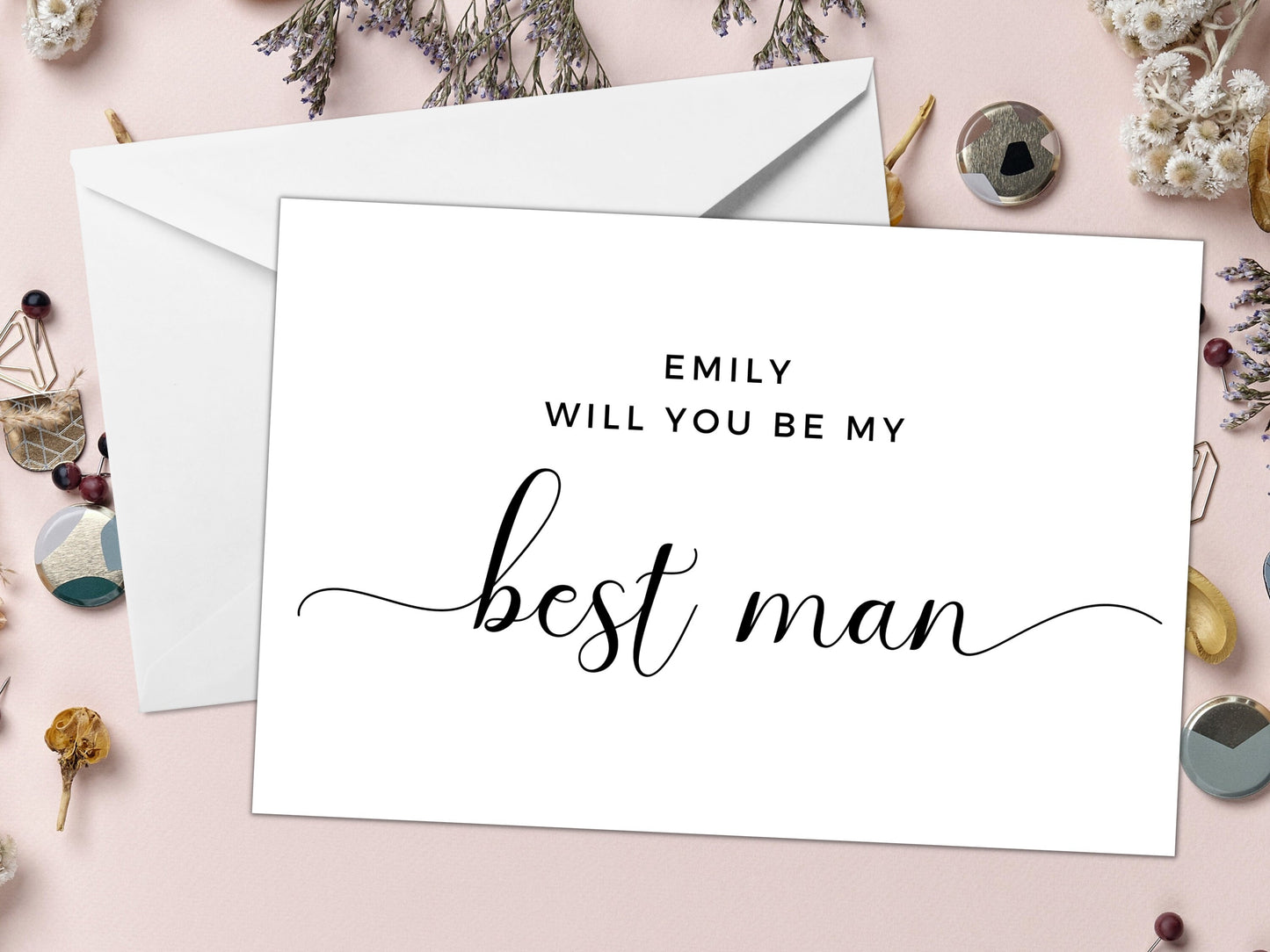 Will You Be My Best Man Card