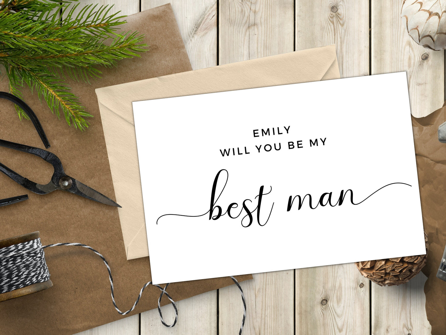 Will You Be My Best Man Card