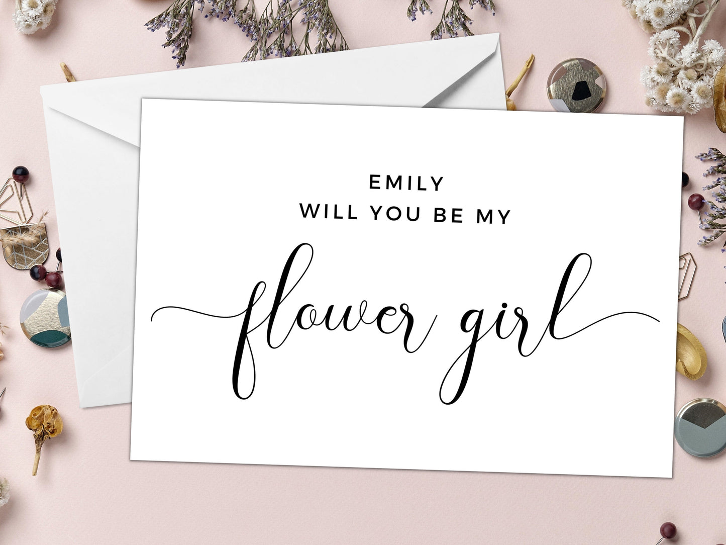 Will You Be My Flower Girl Card