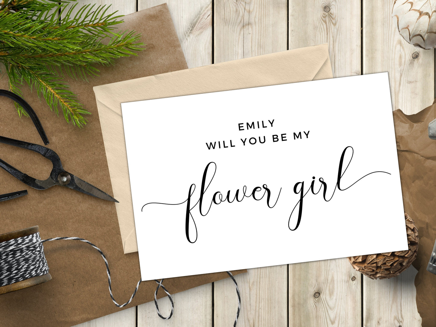 Will You Be My Flower Girl Card