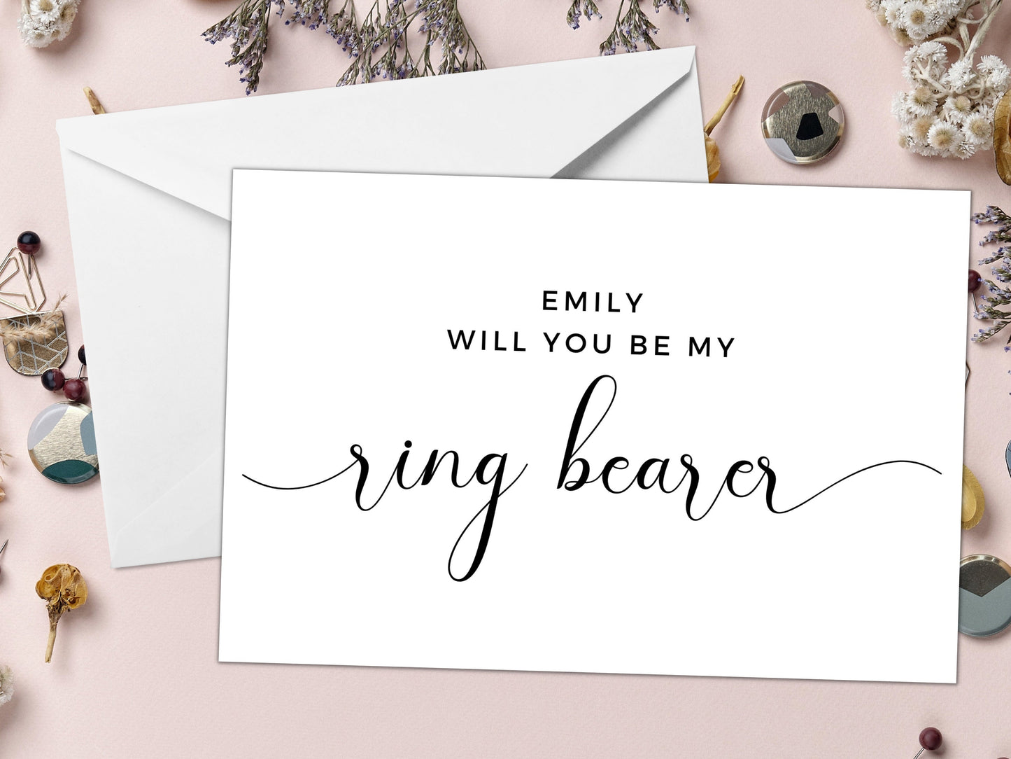 Will You Be My Ring Bearer Card